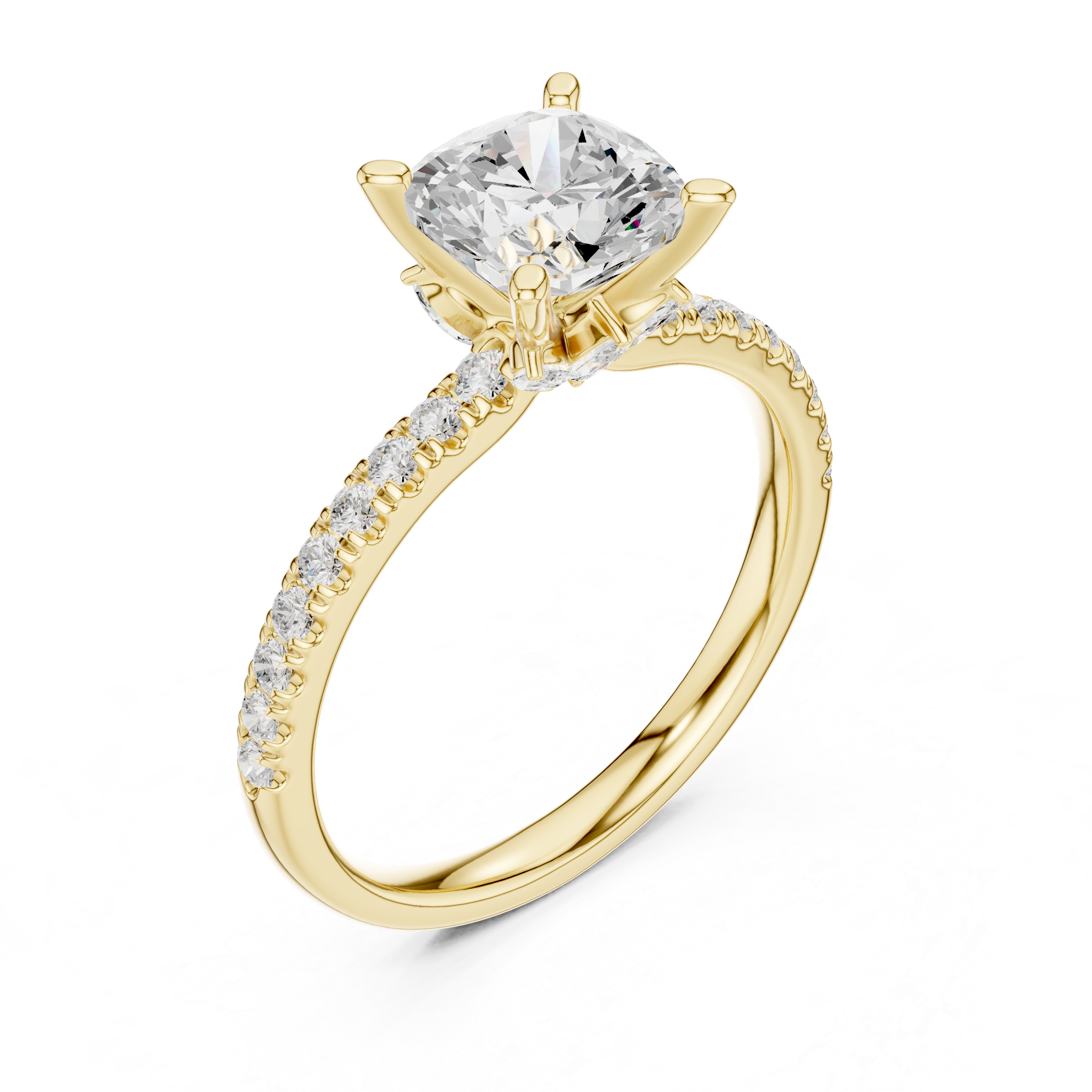 Classic Solitaire Lab-Grown Diamond Engagement Ring | 14K & 18K Gold