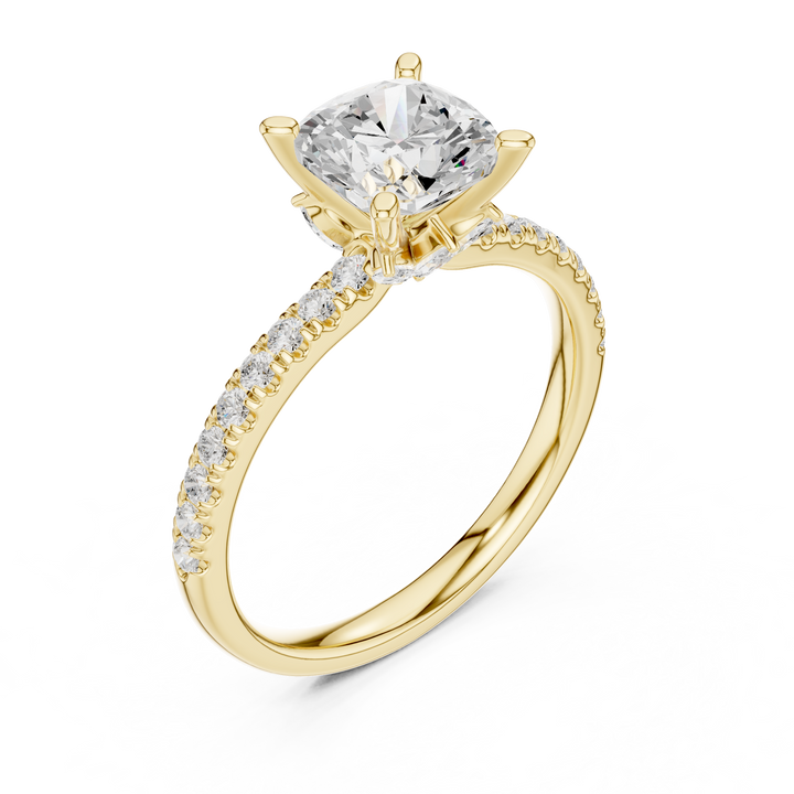 Classic Solitaire Lab-Grown Diamond Engagement Ring | 14K & 18K Gold