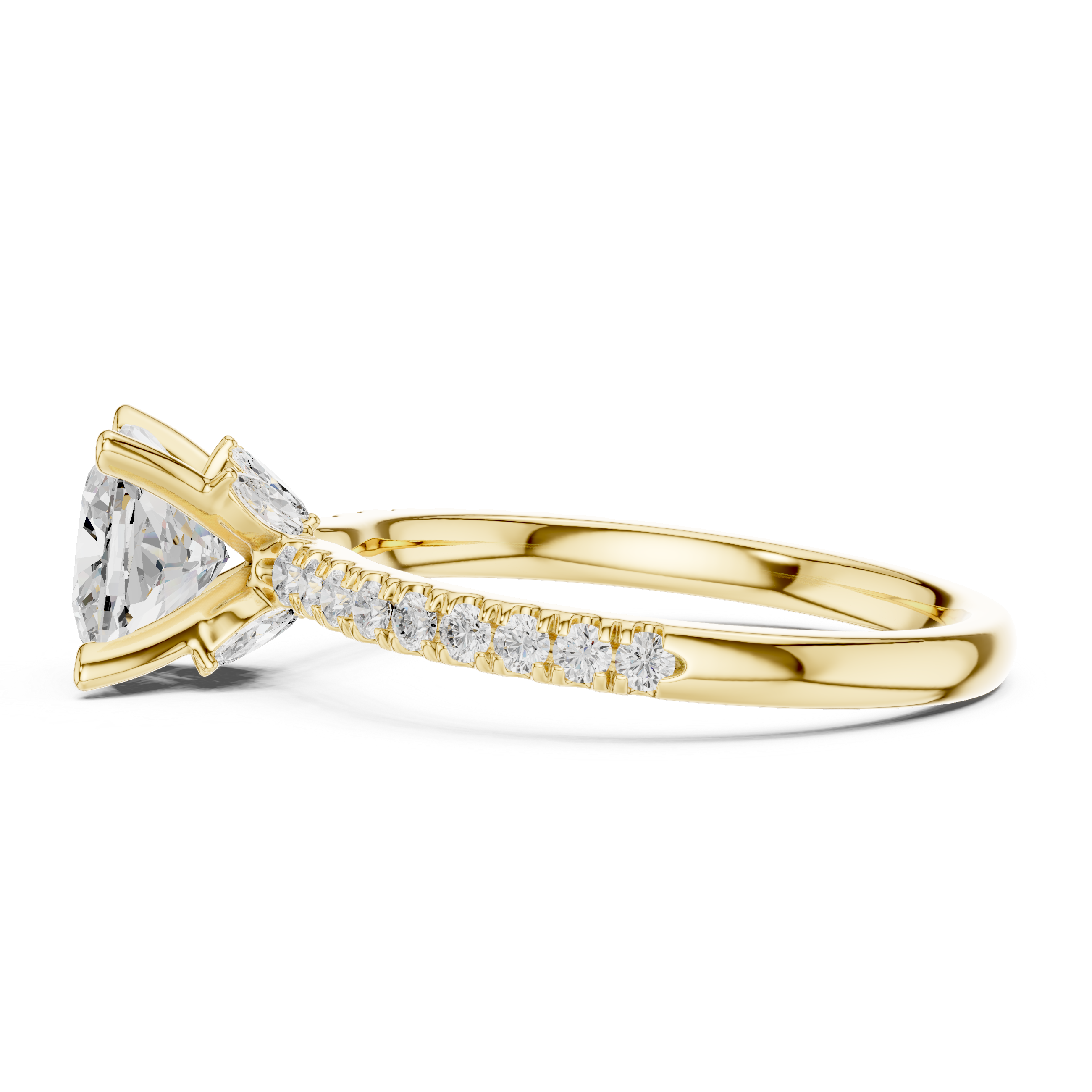Classic Solitaire Lab-Grown Diamond Engagement Ring | 14K & 18K Gold