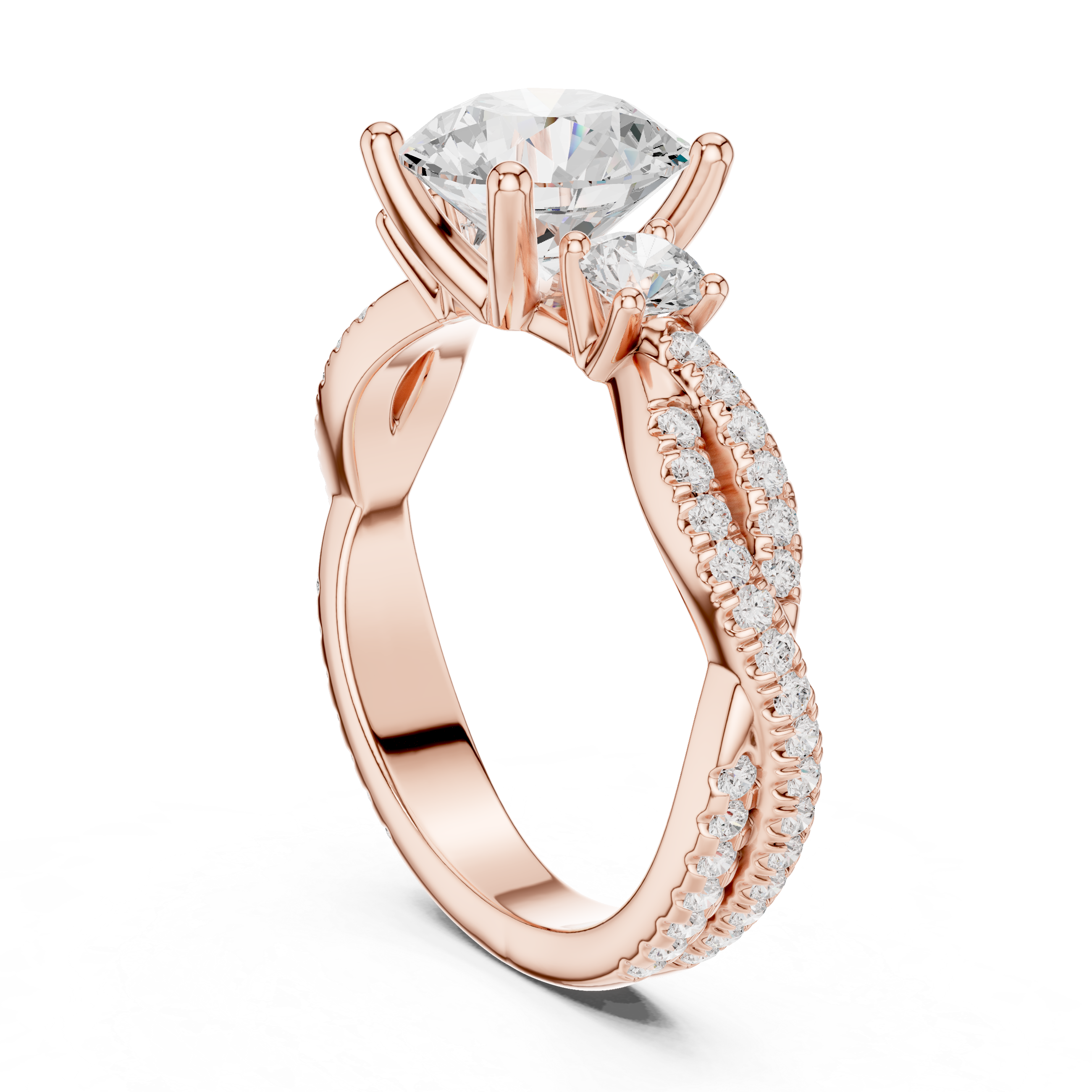 Marquise-Cut Lab-Grown Diamond Engagement Ring | 14K & 18K Gold
