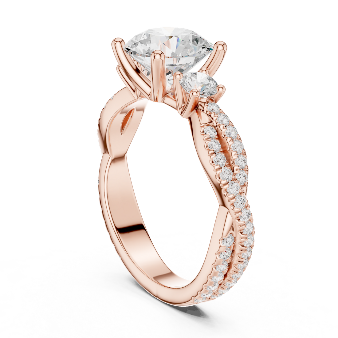 Marquise-Cut Lab-Grown Diamond Engagement Ring | 14K & 18K Gold