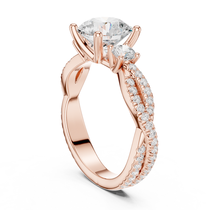 Marquise-Cut Lab-Grown Diamond Engagement Ring | 14K & 18K Gold