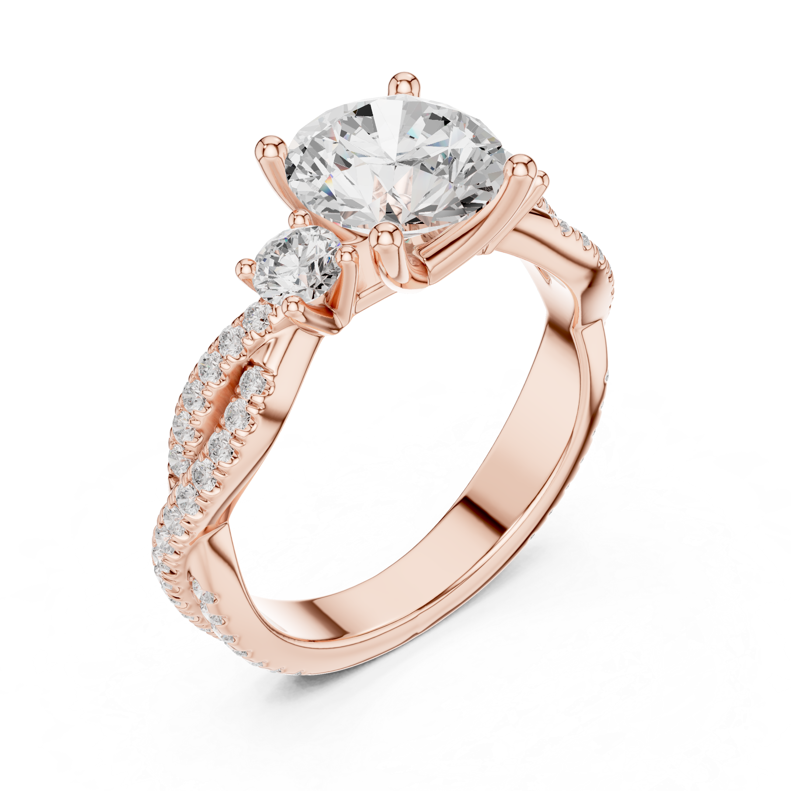 Marquise-Cut Lab-Grown Diamond Engagement Ring | 14K & 18K Gold