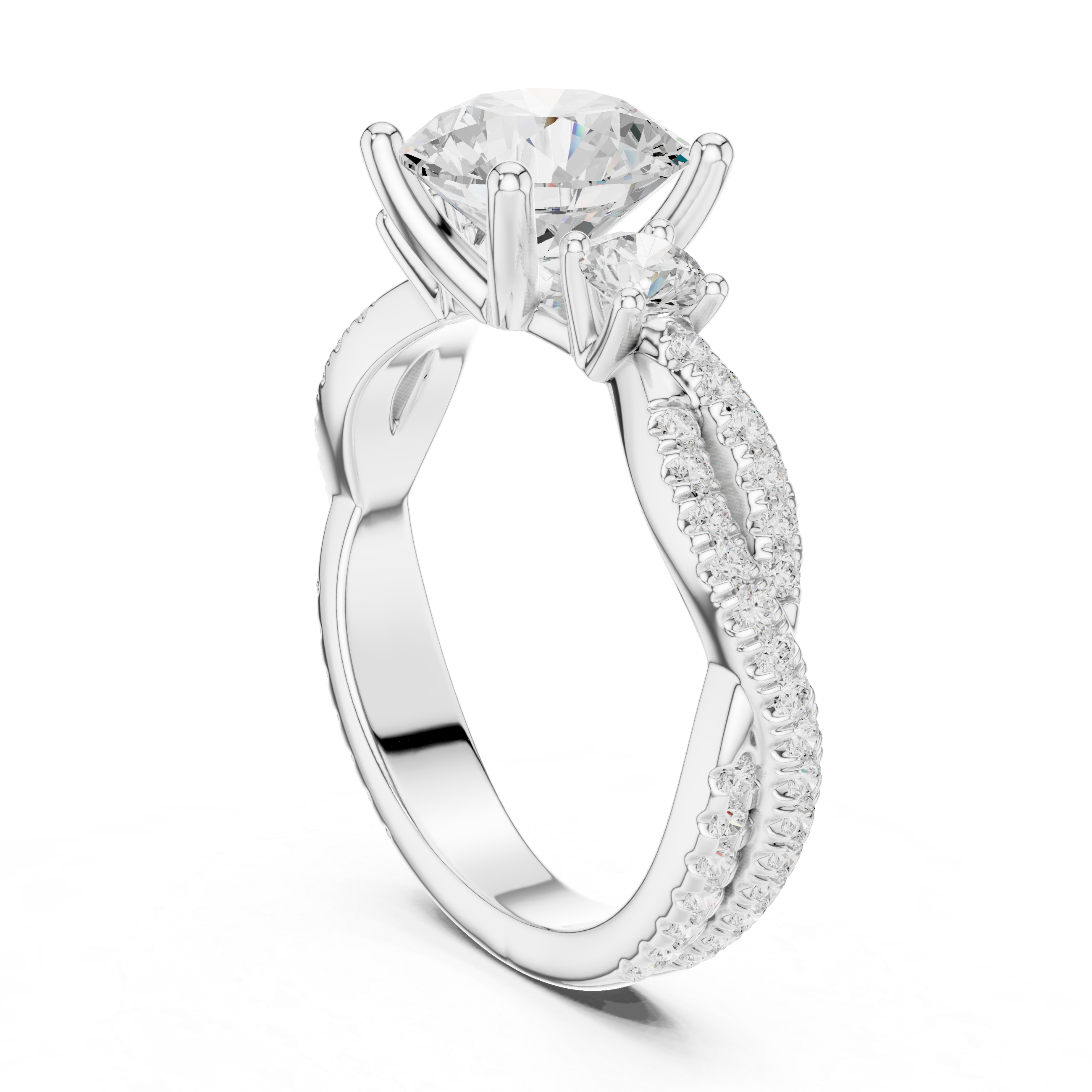 Marquise-Cut Lab-Grown Diamond Engagement Ring | 14K & 18K Gold
