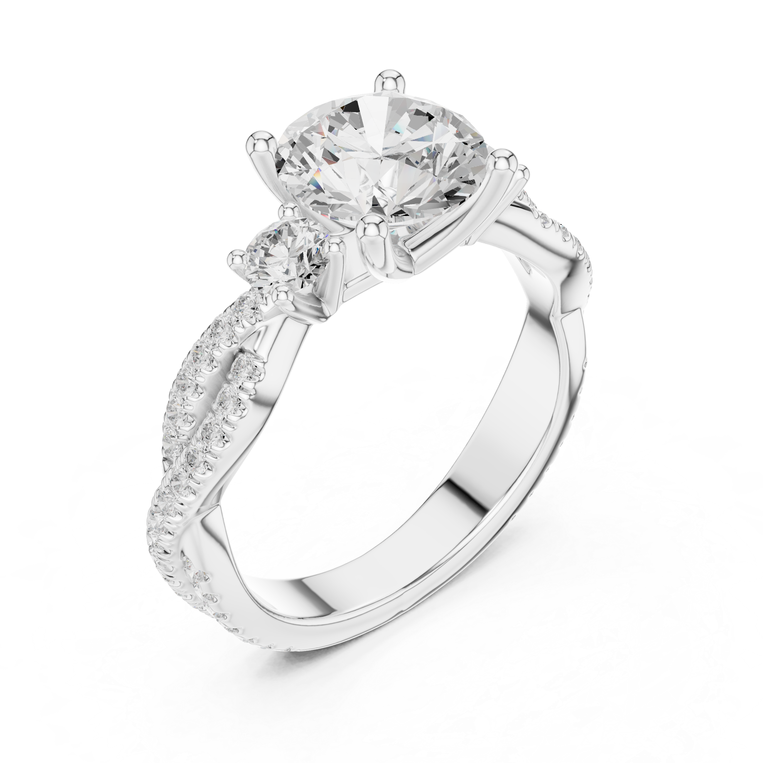 Marquise-Cut Lab-Grown Diamond Engagement Ring | 14K & 18K Gold