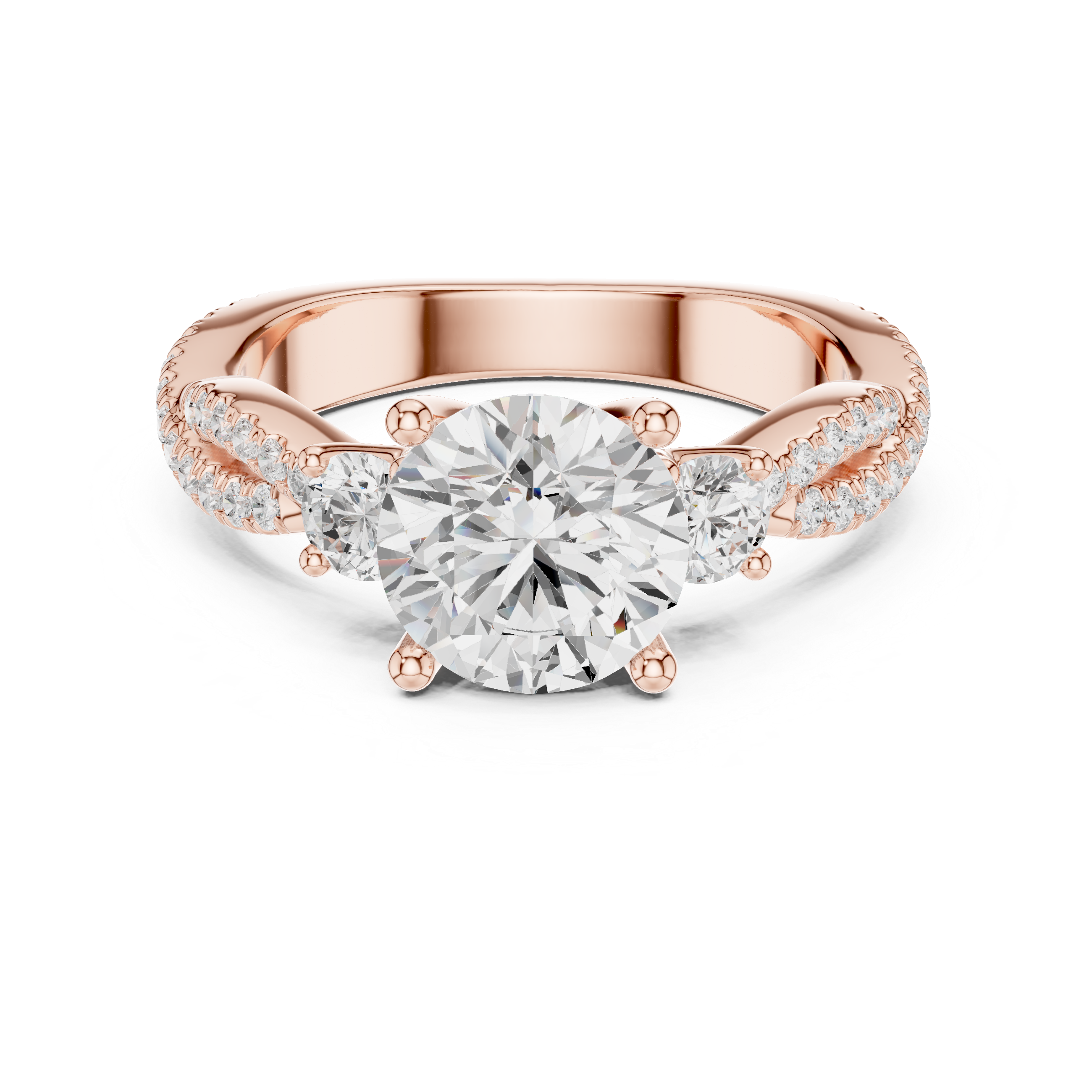 Marquise-Cut Lab-Grown Diamond Engagement Ring | 14K & 18K Gold