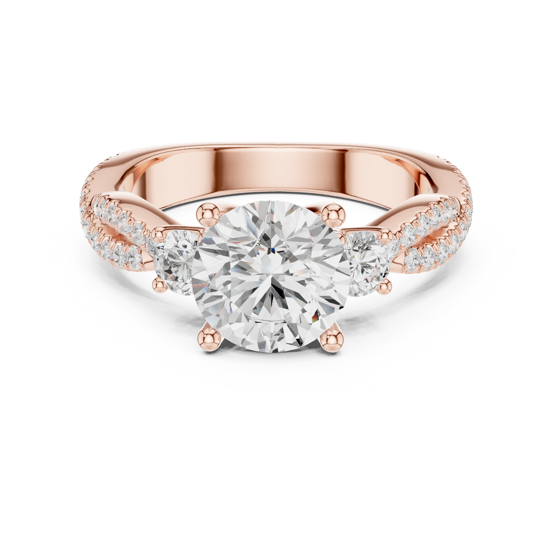 Marquise-Cut Lab-Grown Diamond Engagement Ring | 14K & 18K Gold