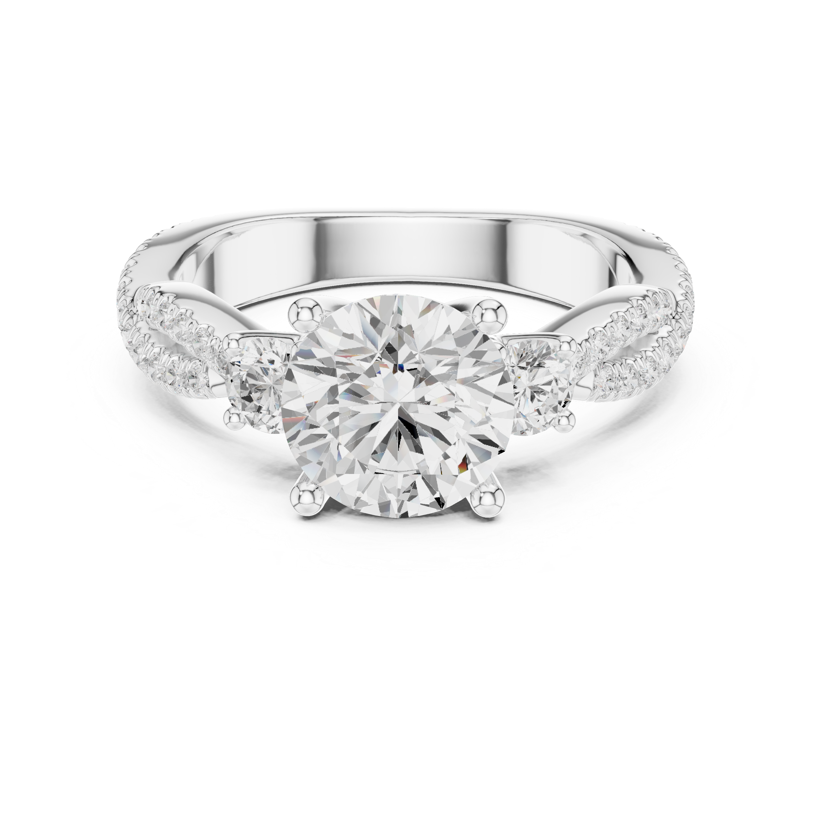 Marquise-Cut Lab-Grown Diamond Engagement Ring | 14K & 18K Gold