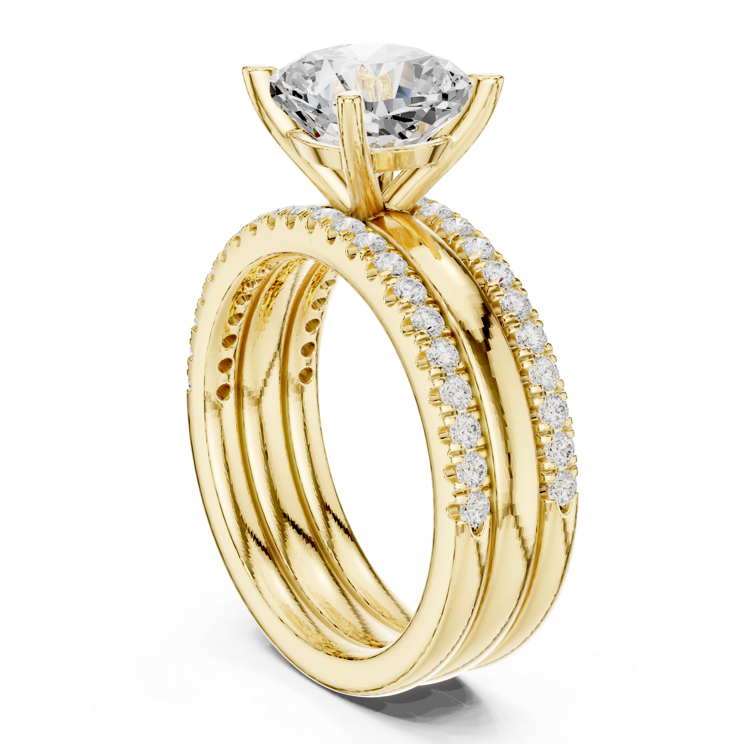 Elegant Rose Gold Lab-Grown Diamond Solitaire Ring – Kiashaa Jewellery