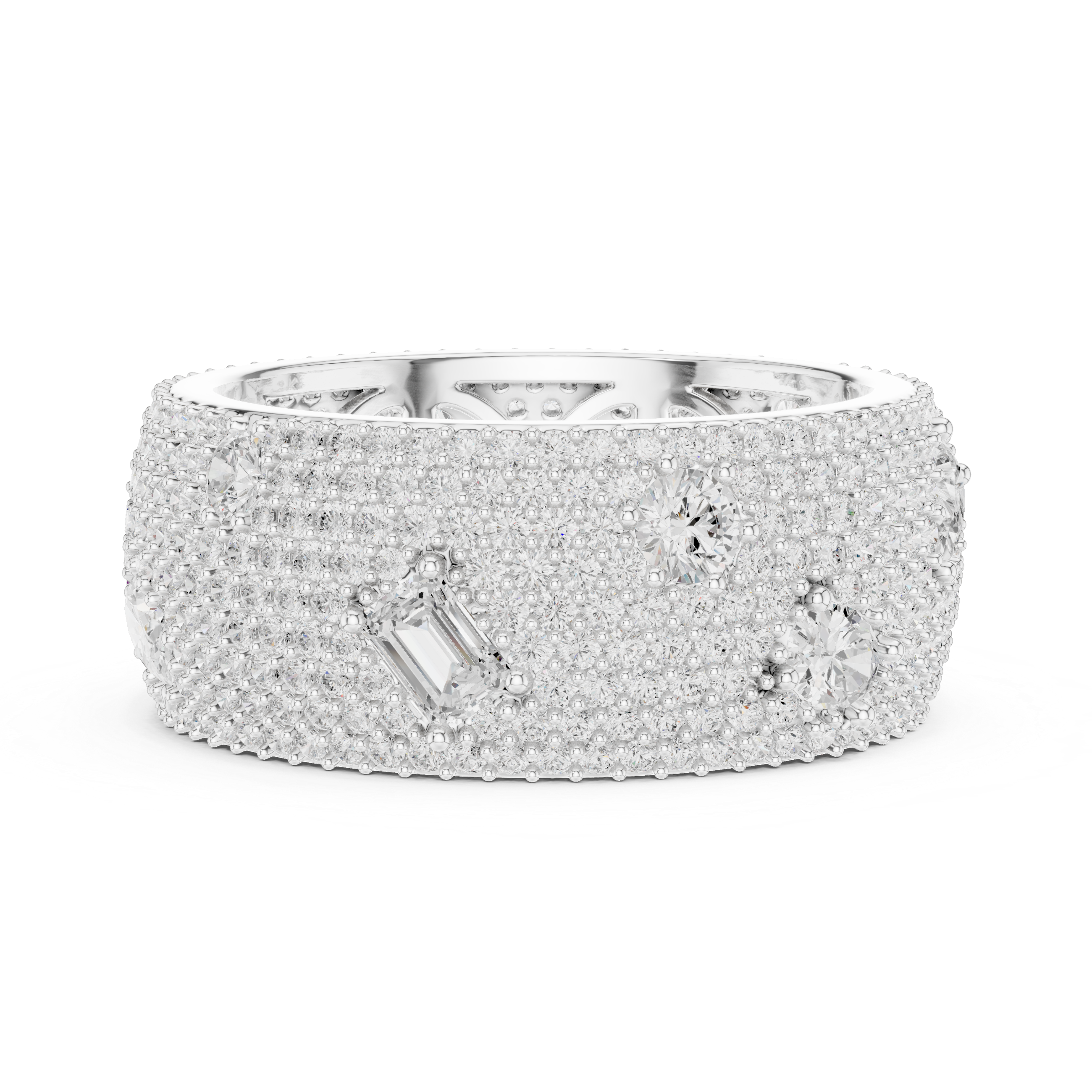 Luxury Rose Gold Lab-Grown Diamond Statement Ring – Kiashaa Jewellery