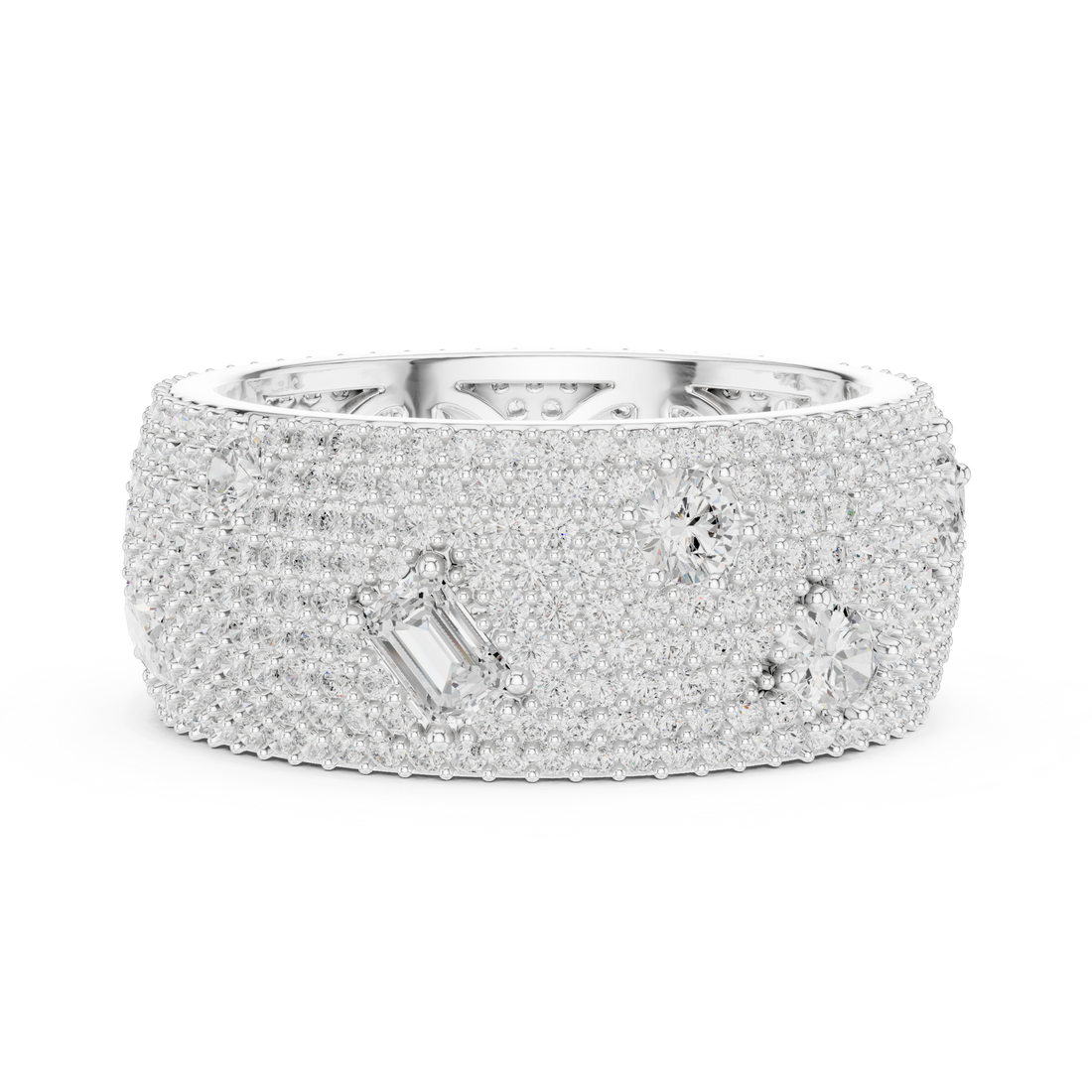Luxury Rose Gold Lab-Grown Diamond Statement Ring – Kiashaa Jewellery