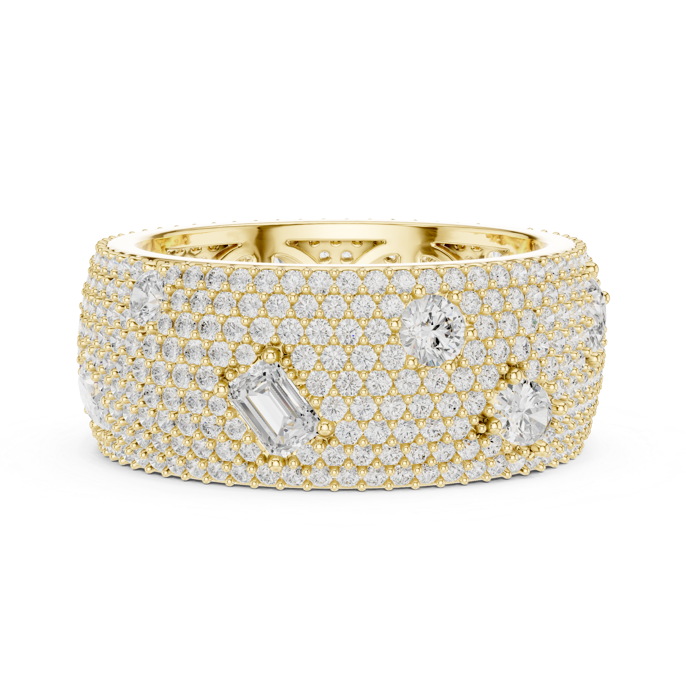 Luxury Rose Gold Lab-Grown Diamond Statement Ring – Kiashaa Jewellery