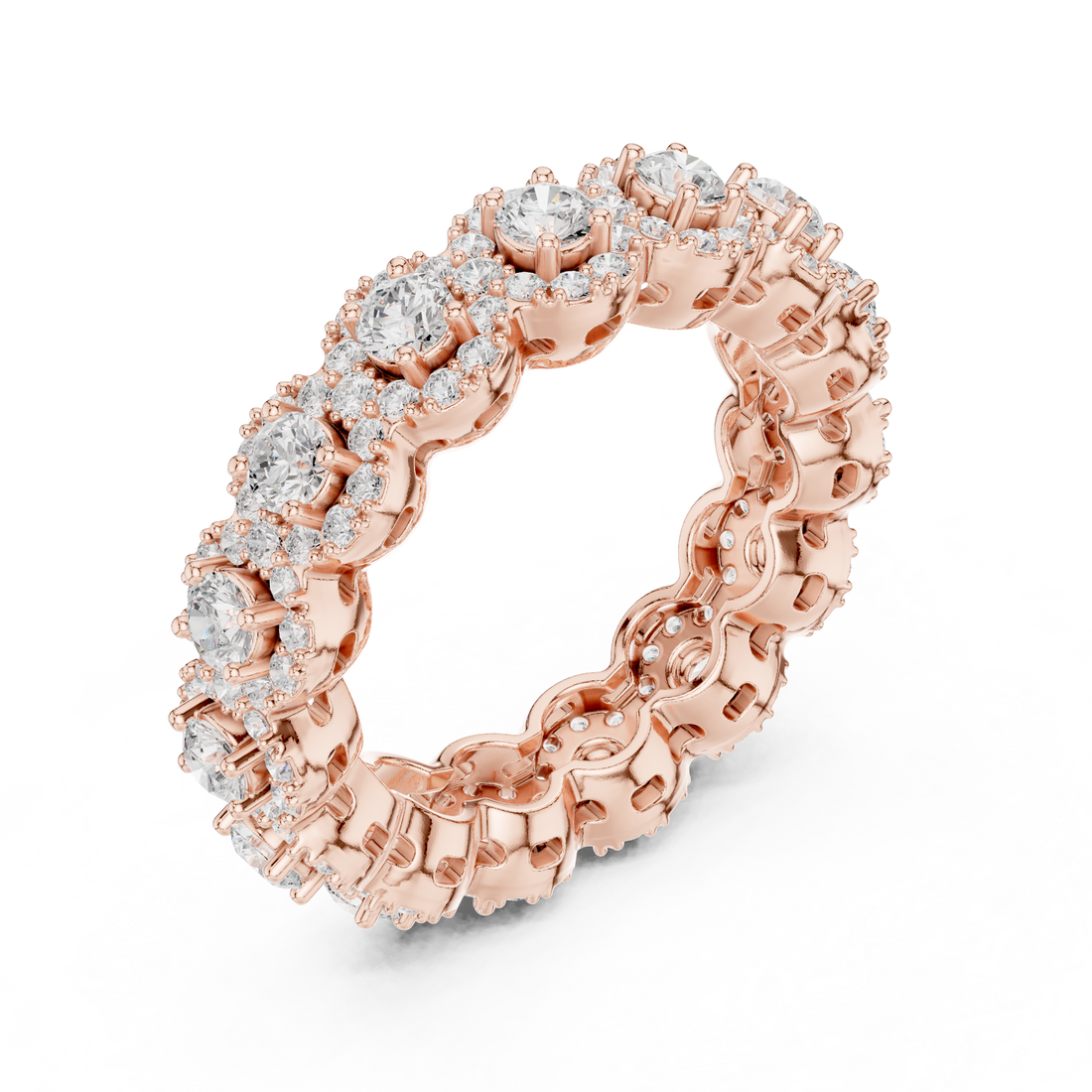 Round Brilliant Lab-Grown Diamond Eternity Ring – Kiashaa Jewellery