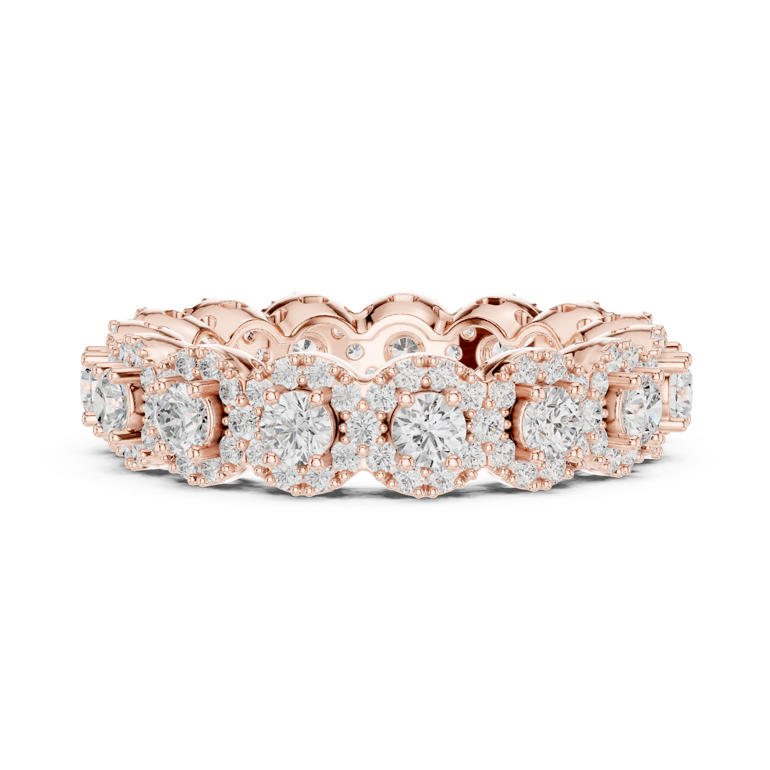 Round Brilliant Lab-Grown Diamond Eternity Ring – Kiashaa Jewellery