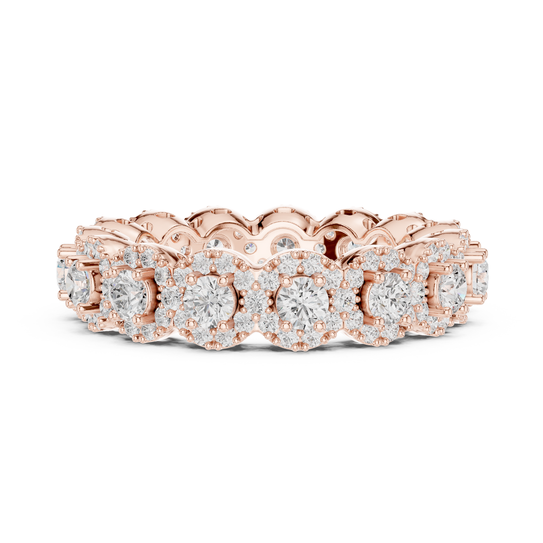 Round Brilliant Lab-Grown Diamond Eternity Ring – Kiashaa Jewellery