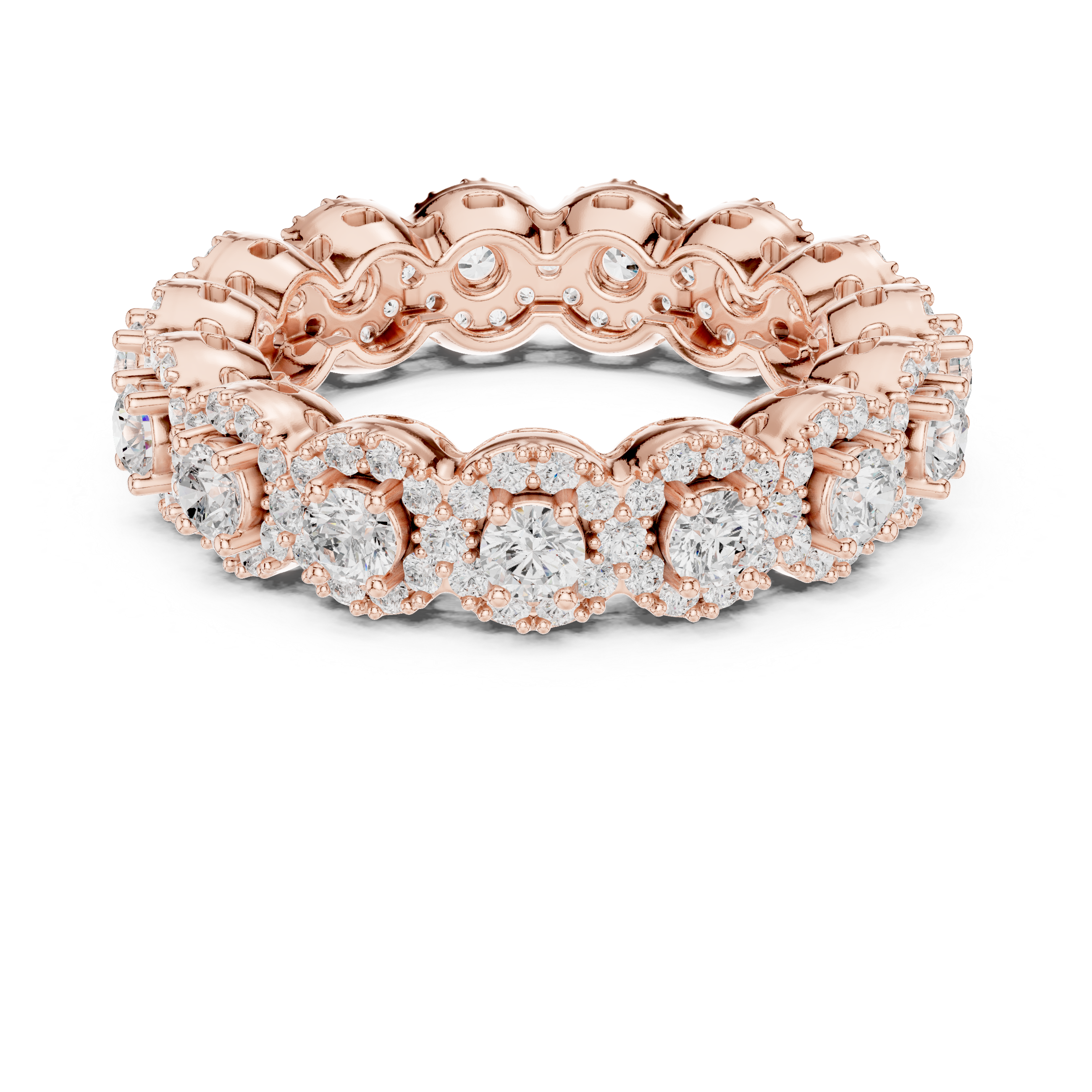 Round Brilliant Lab-Grown Diamond Eternity Ring – Kiashaa Jewellery