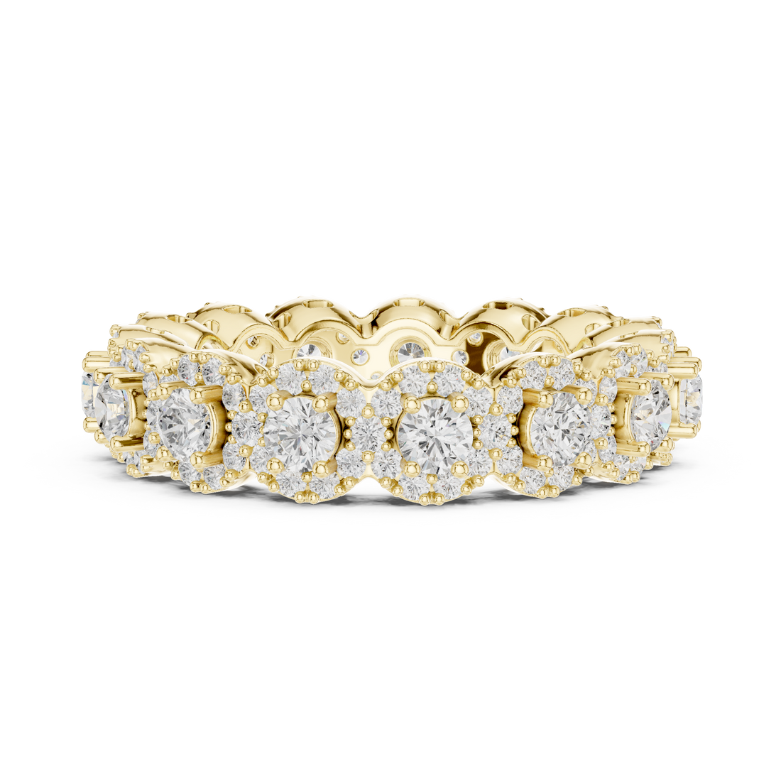 Round Brilliant Lab-Grown Diamond Eternity Ring – Kiashaa Jewellery