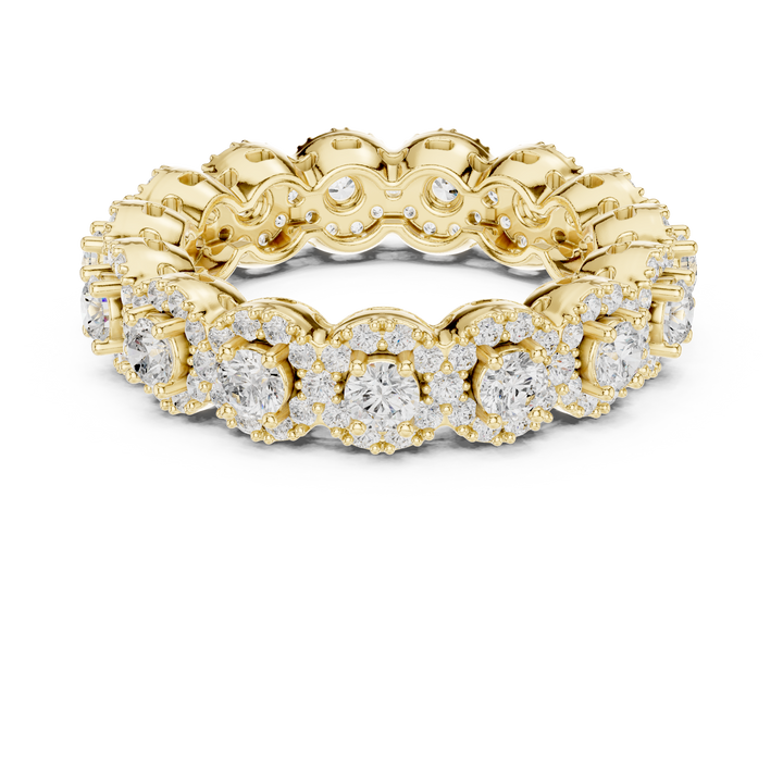 Round Brilliant Lab-Grown Diamond Eternity Ring – Kiashaa Jewellery