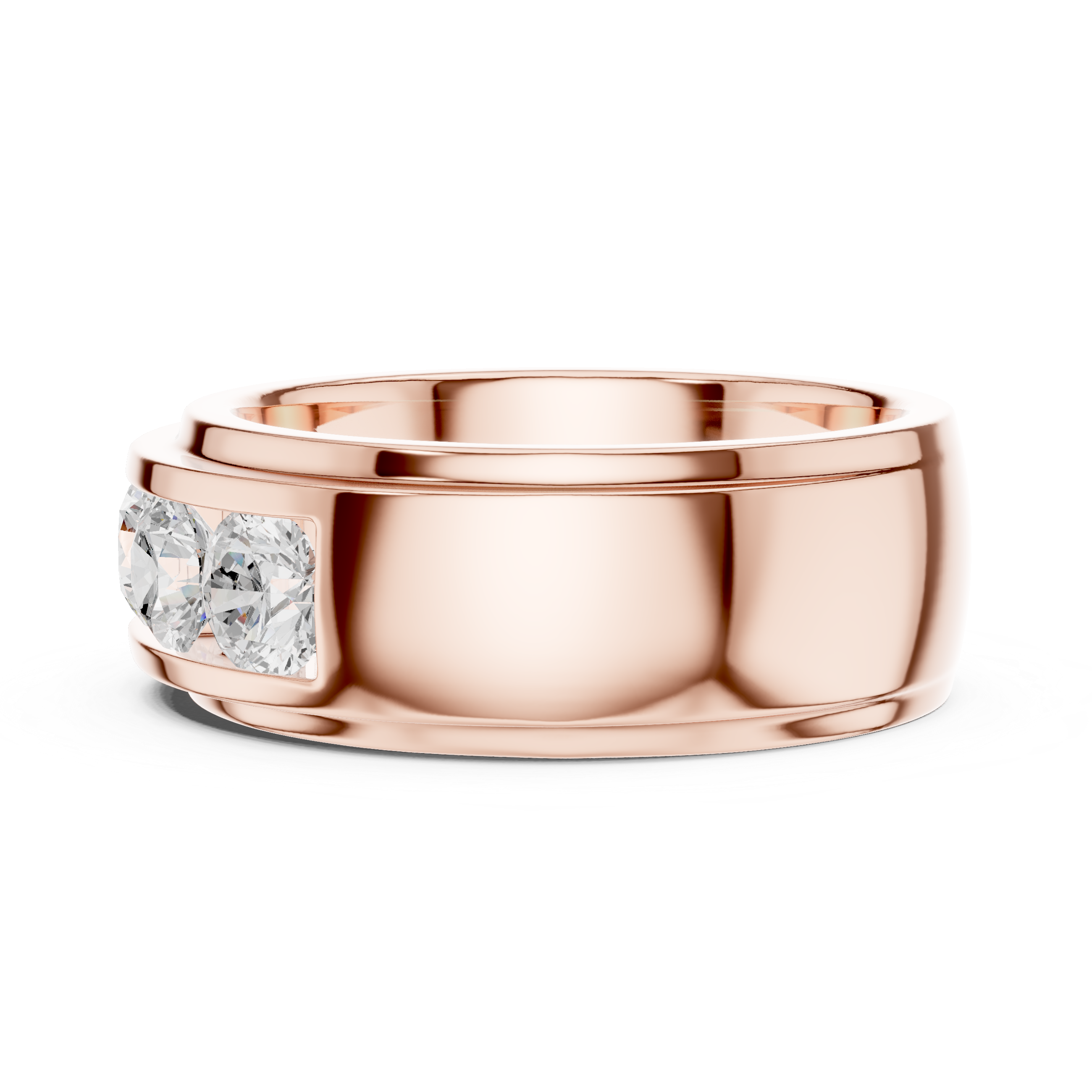 Classic Men’s Lab-Grown Diamond Band – Kiashaa Jewellery