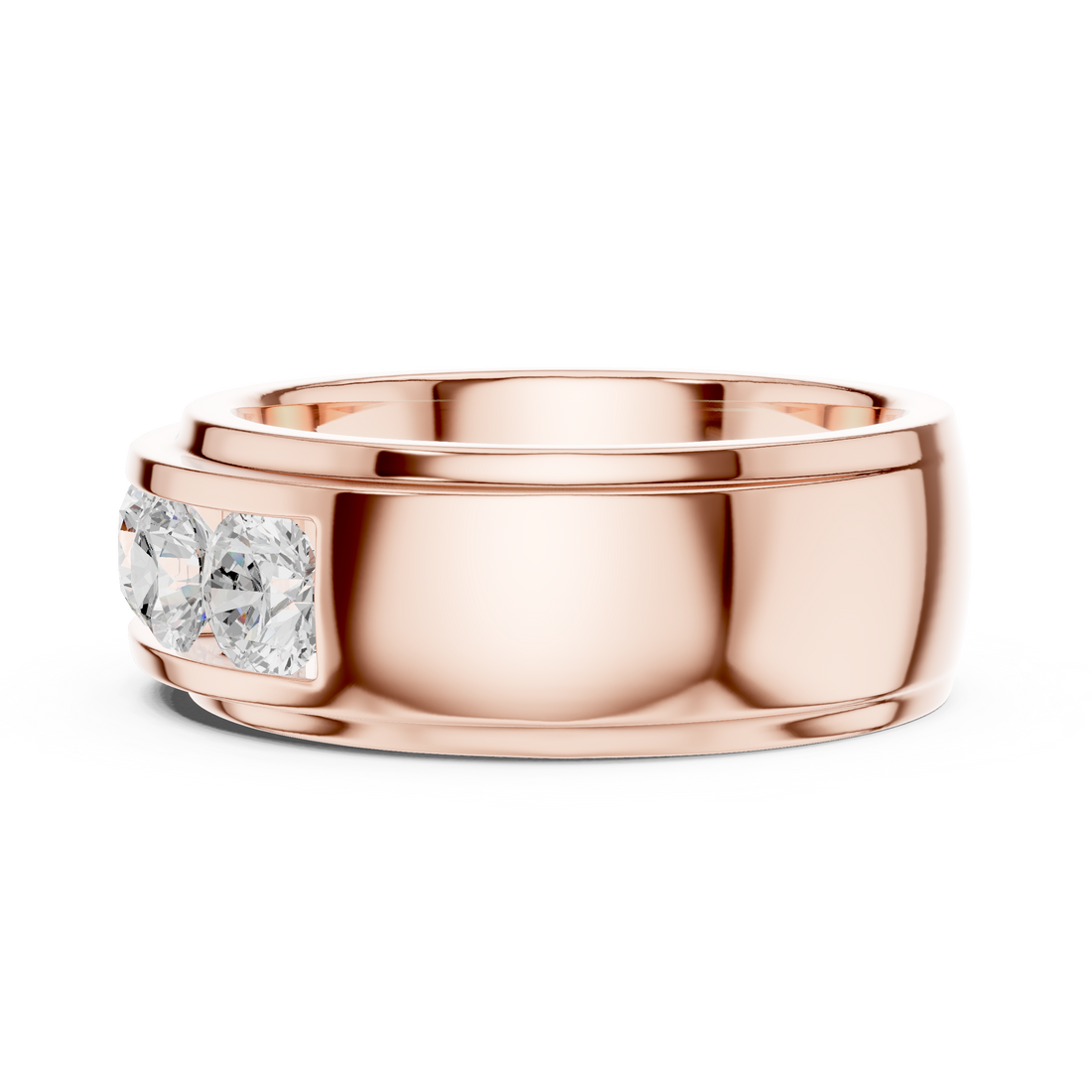 Classic Men’s Lab-Grown Diamond Band – Kiashaa Jewellery