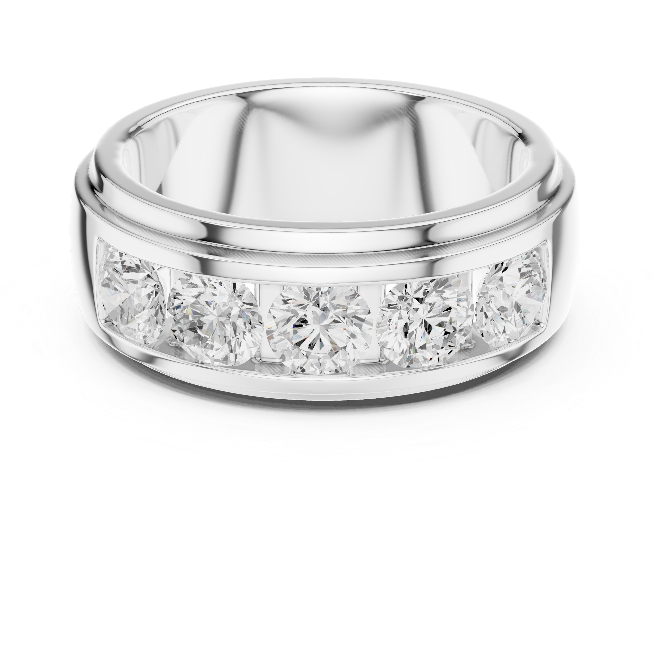 Classic Men’s Lab-Grown Diamond Band – Kiashaa Jewellery