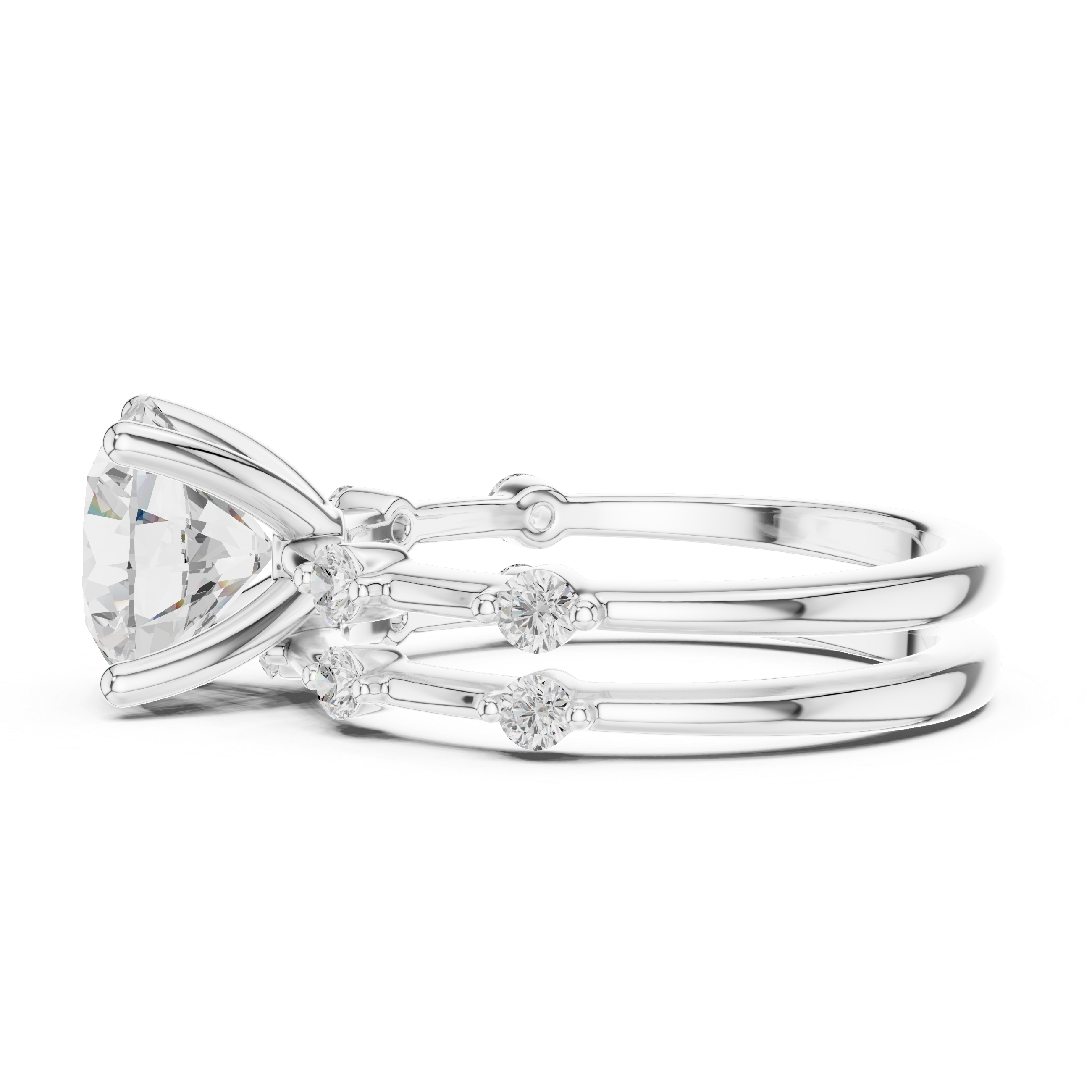 IGI Certified Round-Cut Solitaire Lab-Grown Diamond Ring | 14K & 18K Rose Gold | Kiashaa Jewellery