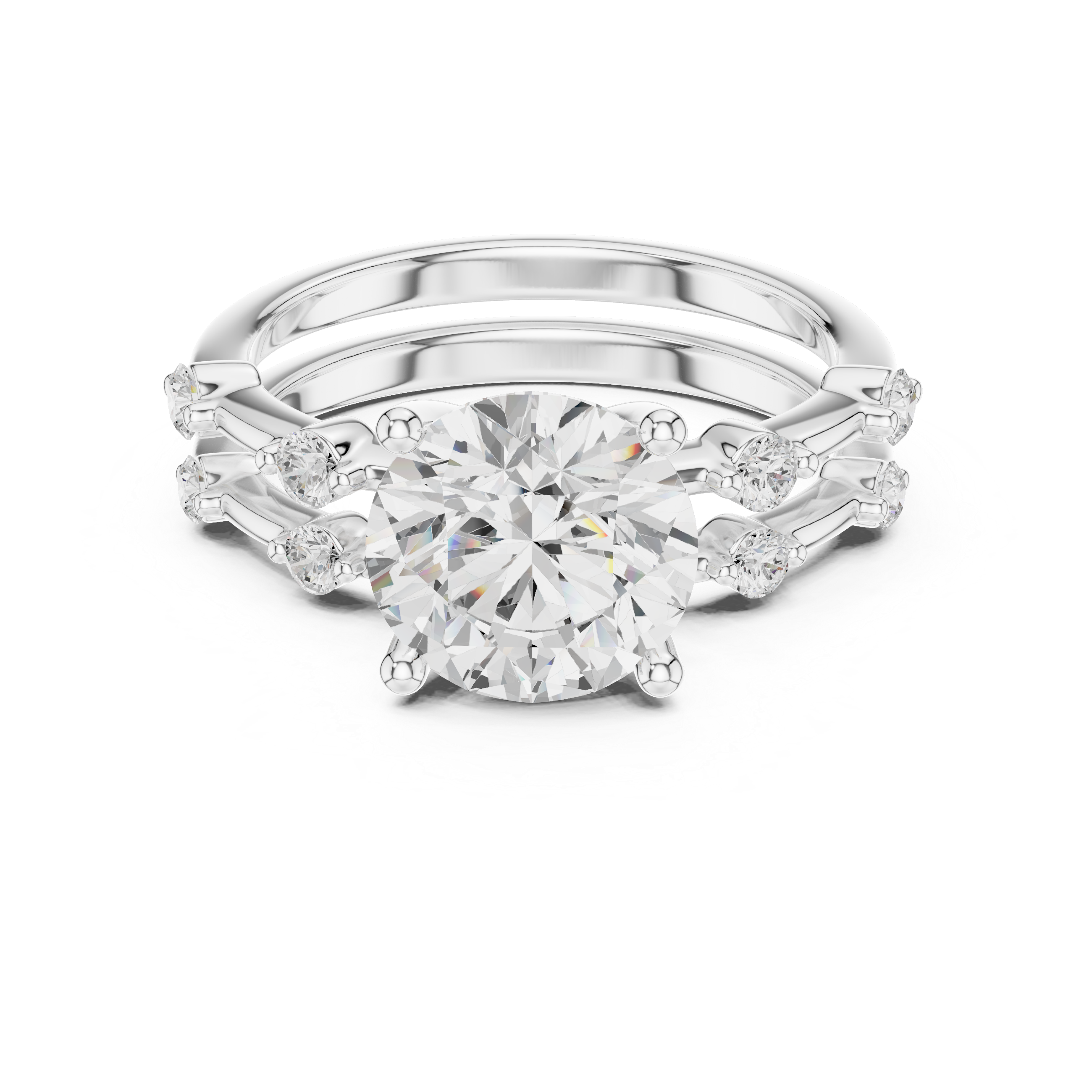IGI Certified Round-Cut Solitaire Lab-Grown Diamond Ring | 14K & 18K Rose Gold | Kiashaa Jewellery