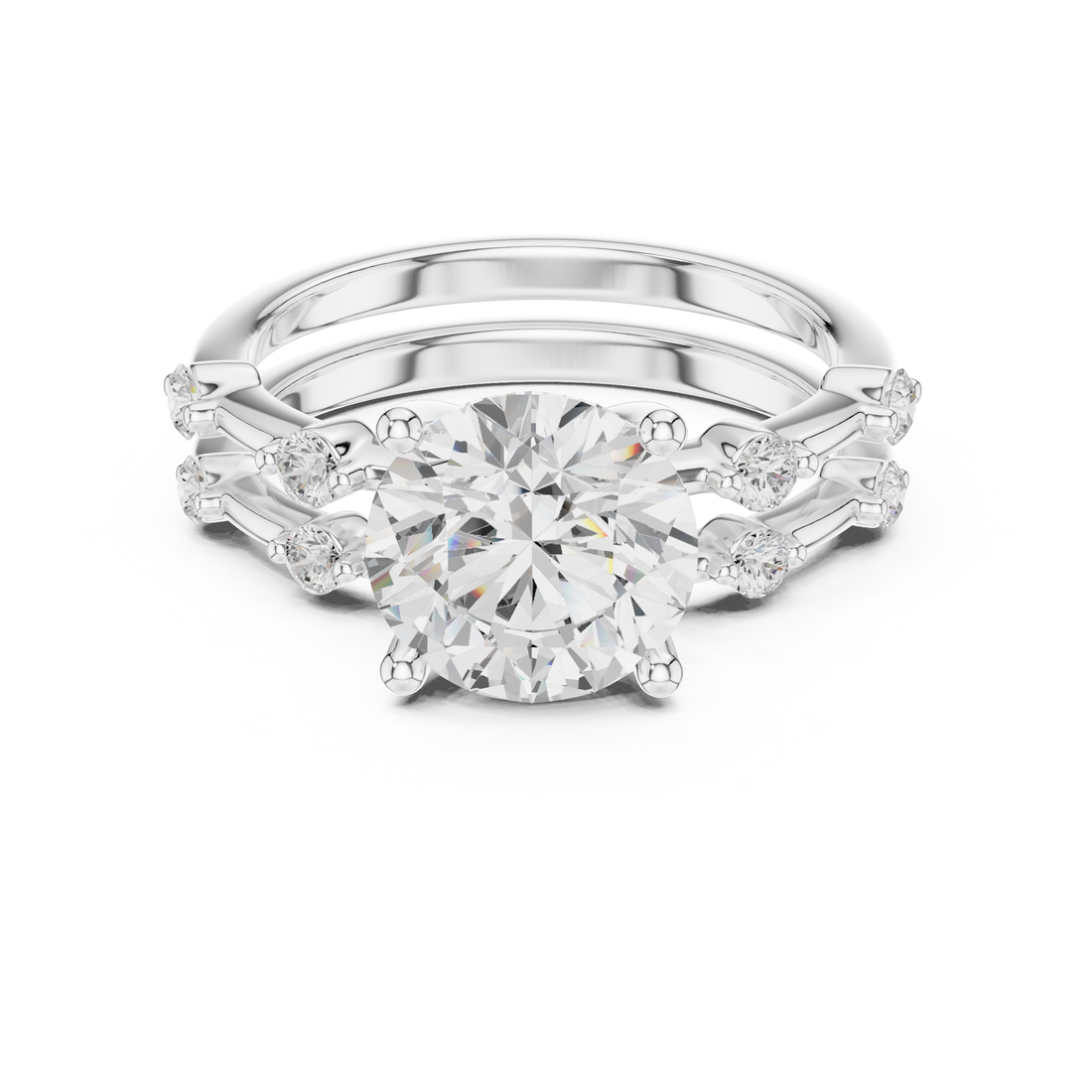 IGI Certified Round-Cut Solitaire Lab-Grown Diamond Ring | 14K & 18K Rose Gold | Kiashaa Jewellery