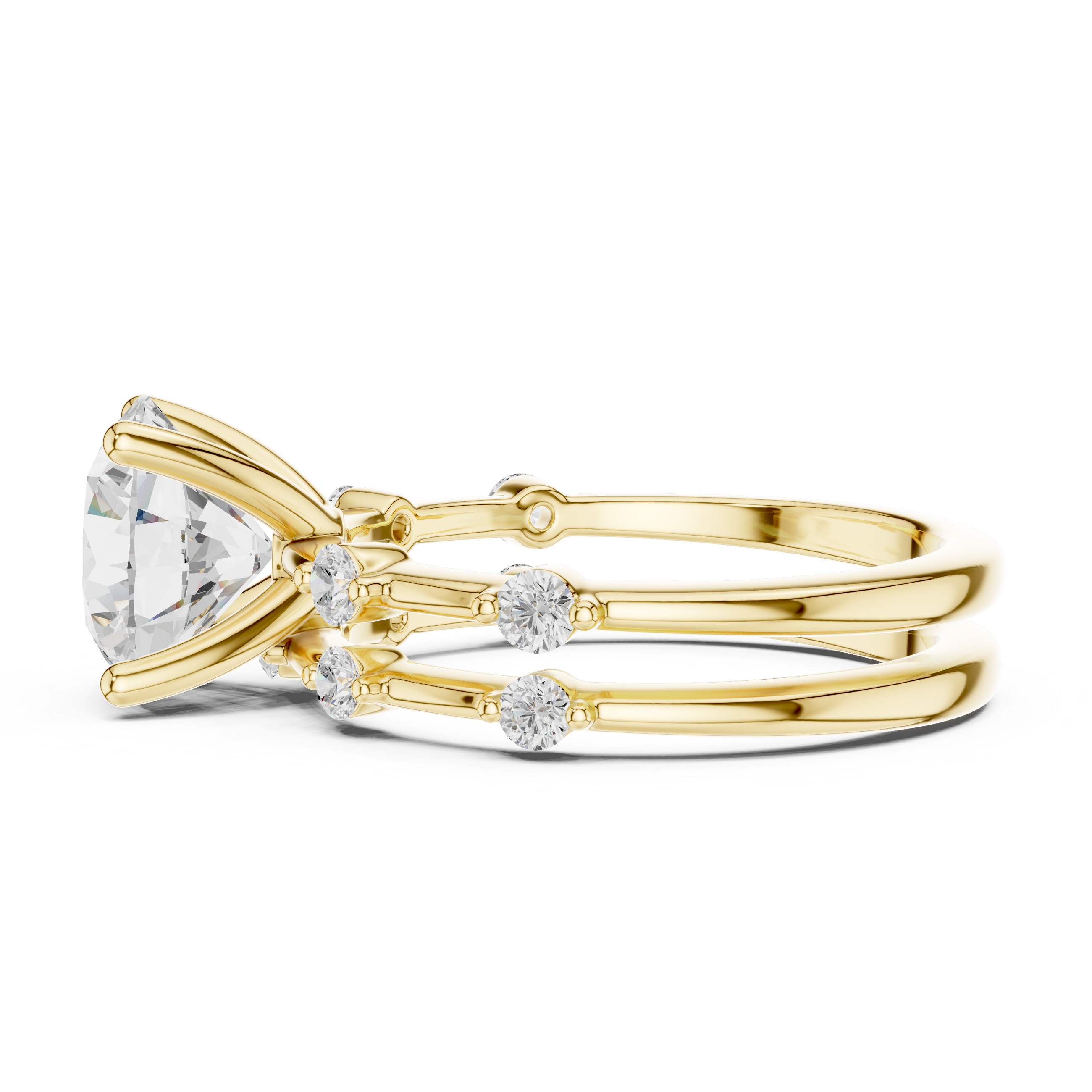 IGI Certified Round-Cut Solitaire Lab-Grown Diamond Ring | 14K & 18K Rose Gold | Kiashaa Jewellery