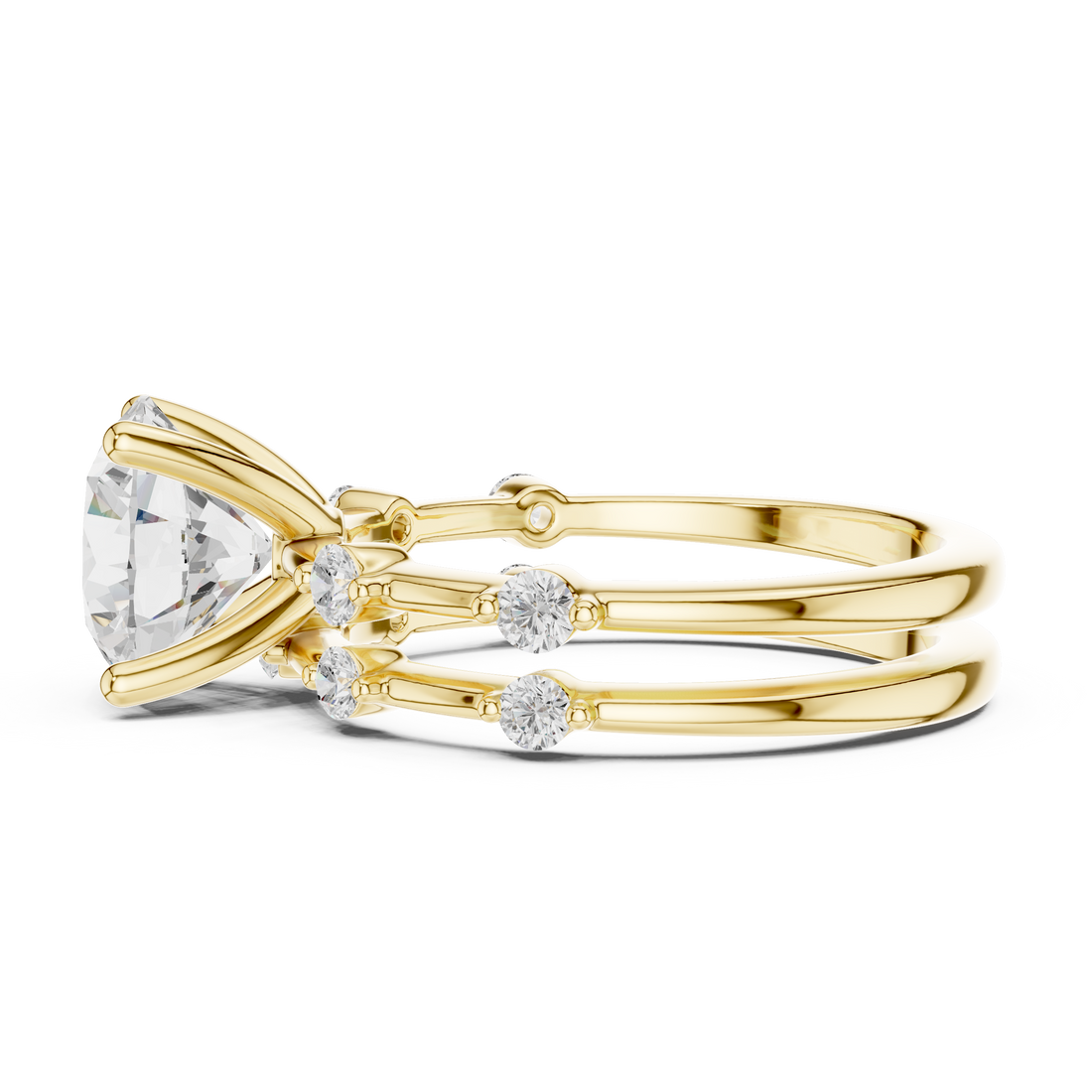 IGI Certified Round-Cut Solitaire Lab-Grown Diamond Ring | 14K & 18K Rose Gold | Kiashaa Jewellery
