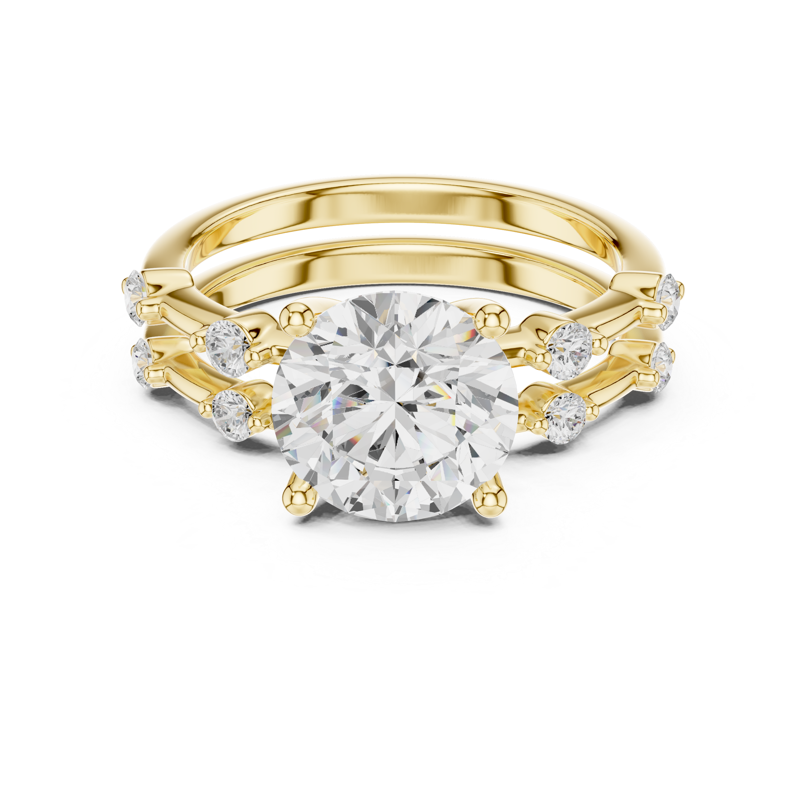 IGI Certified Round-Cut Solitaire Lab-Grown Diamond Ring | 14K & 18K Rose Gold | Kiashaa Jewellery