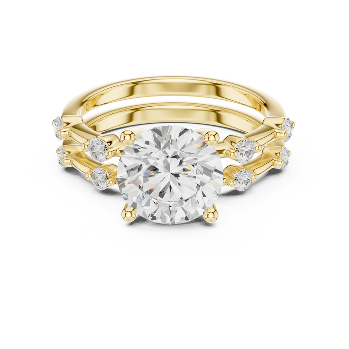 IGI Certified Round-Cut Solitaire Lab-Grown Diamond Ring | 14K & 18K Rose Gold | Kiashaa Jewellery