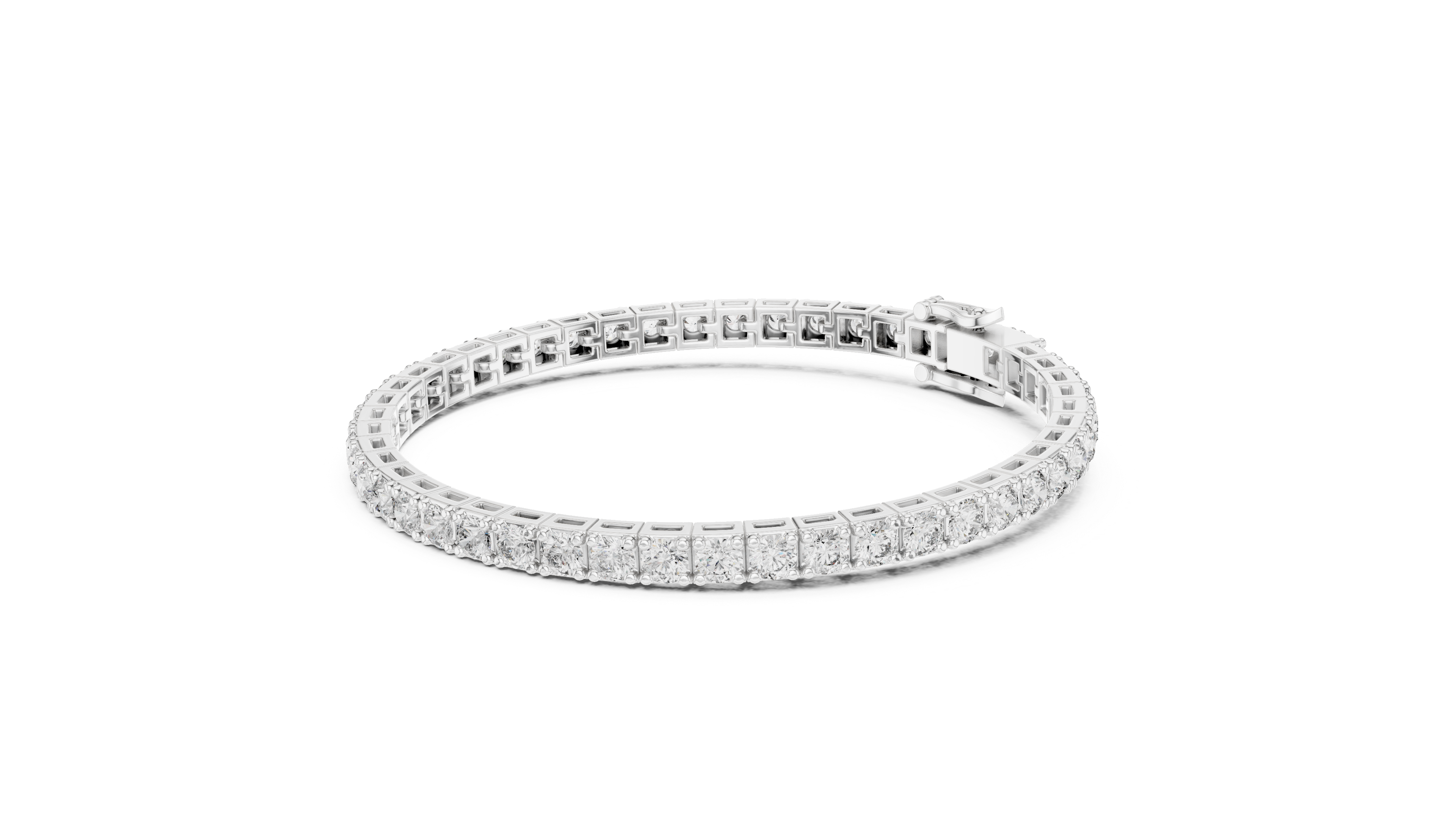 Lab-Grown Diamond Tennis Bracelet | 14K & 18K Gold | IGI Certified