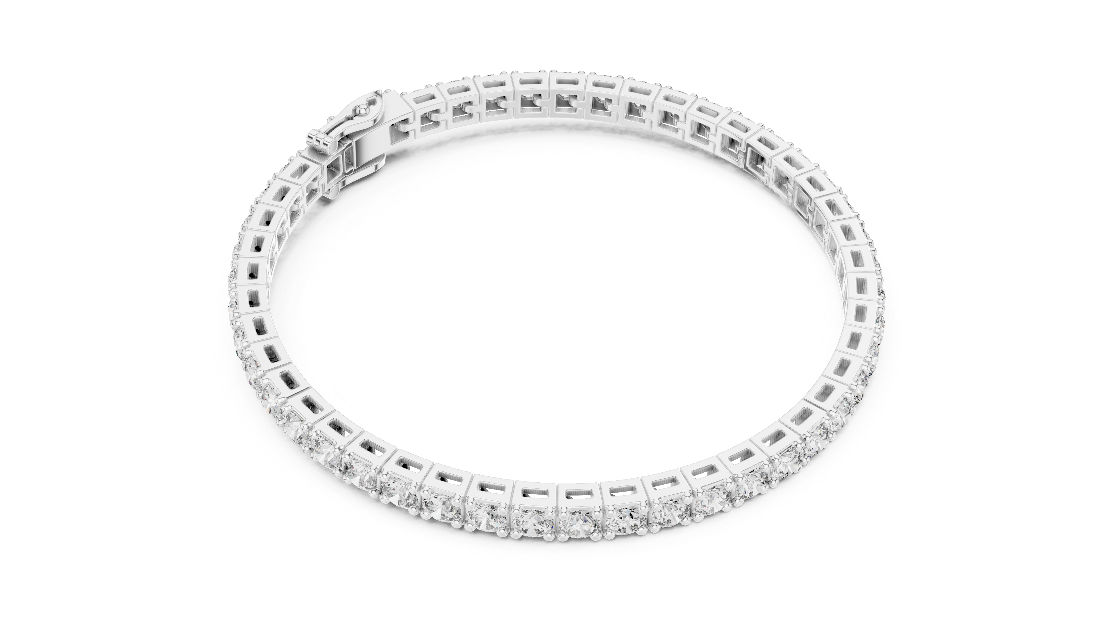 Lab-Grown Diamond Tennis Bracelet | 14K & 18K Gold | IGI Certified