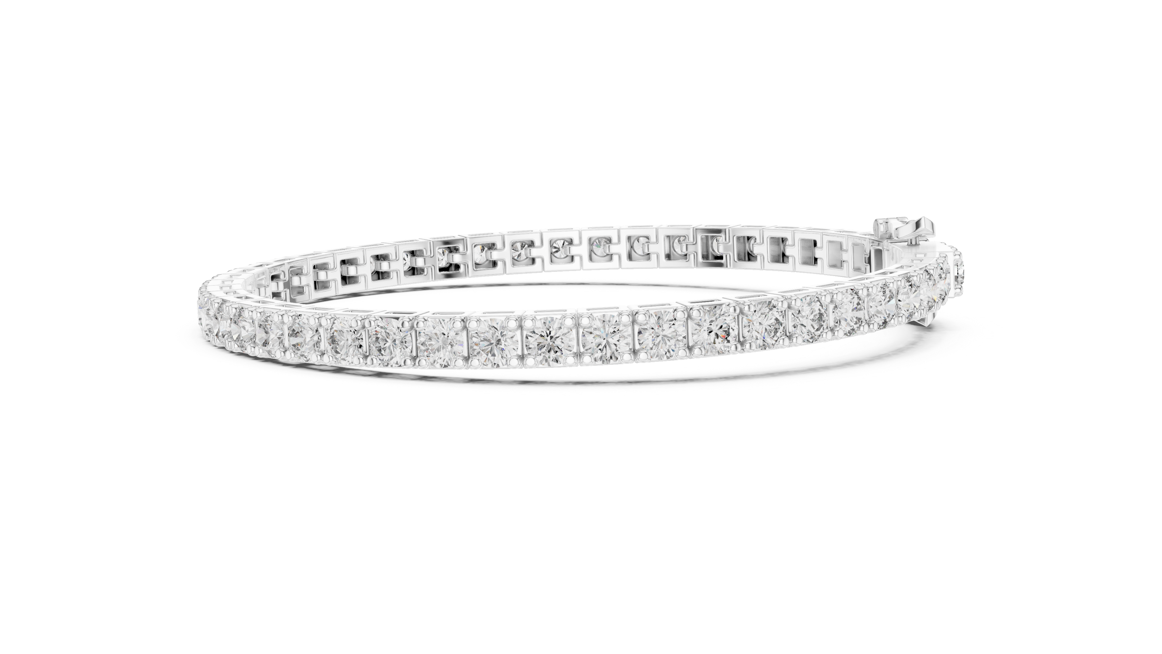 Lab-Grown Diamond Tennis Bracelet | 14K & 18K Gold | IGI Certified