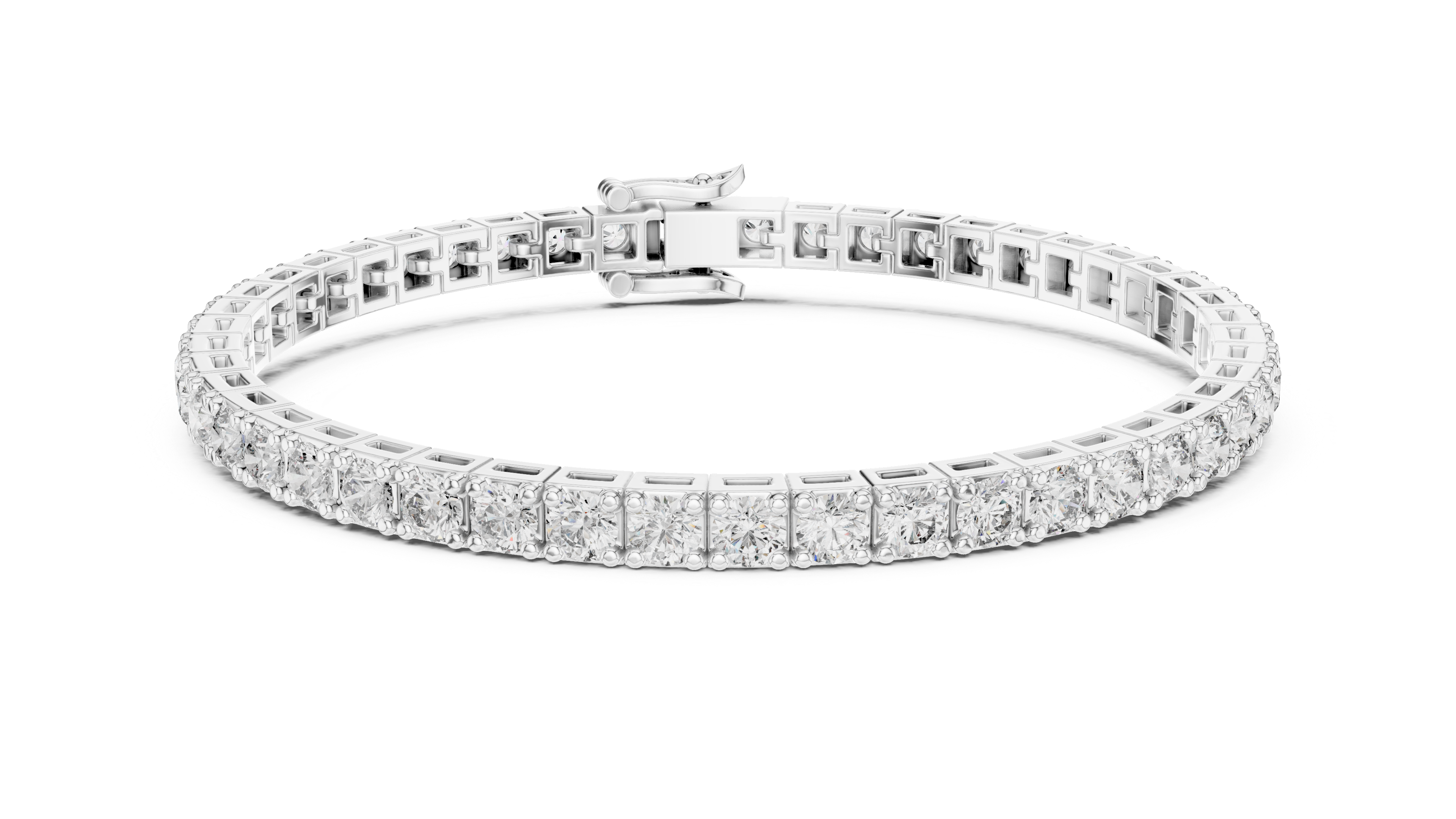 Lab-Grown Diamond Tennis Bracelet | 14K & 18K Gold | IGI Certified