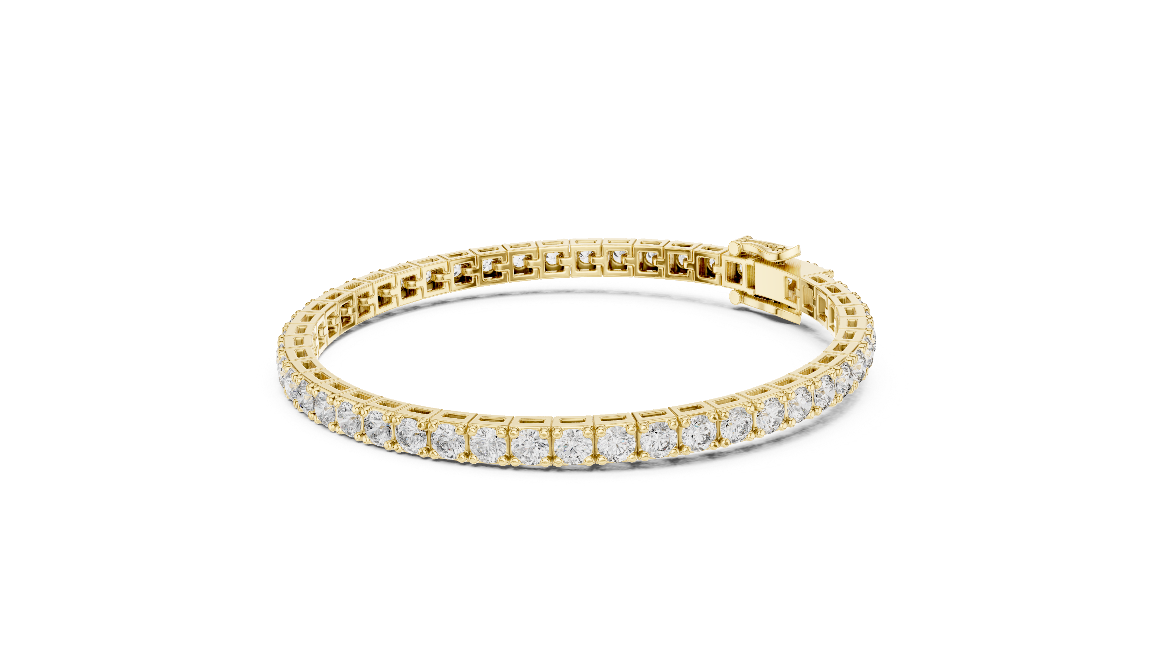 Lab-Grown Diamond Tennis Bracelet | 14K & 18K Gold | IGI Certified