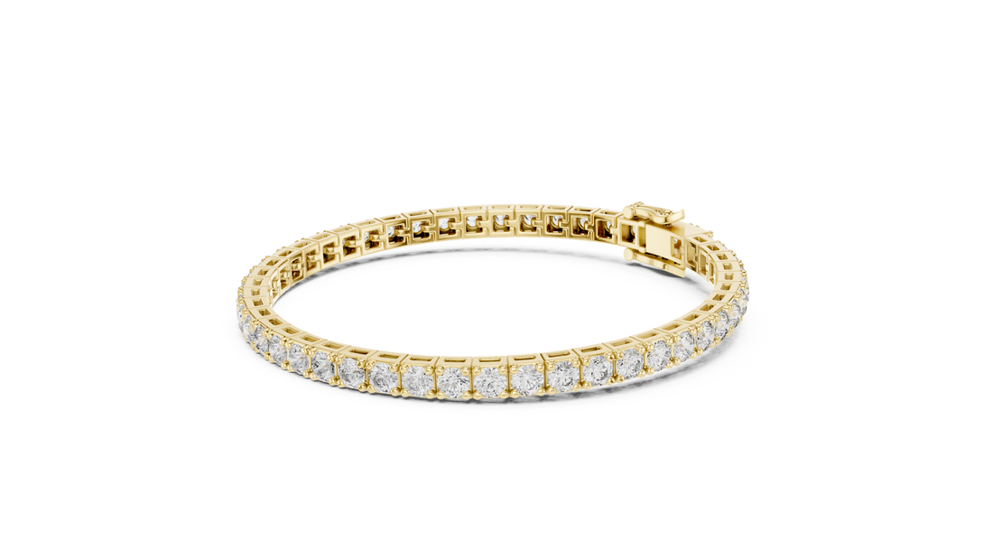 Lab-Grown Diamond Tennis Bracelet | 14K & 18K Gold | IGI Certified