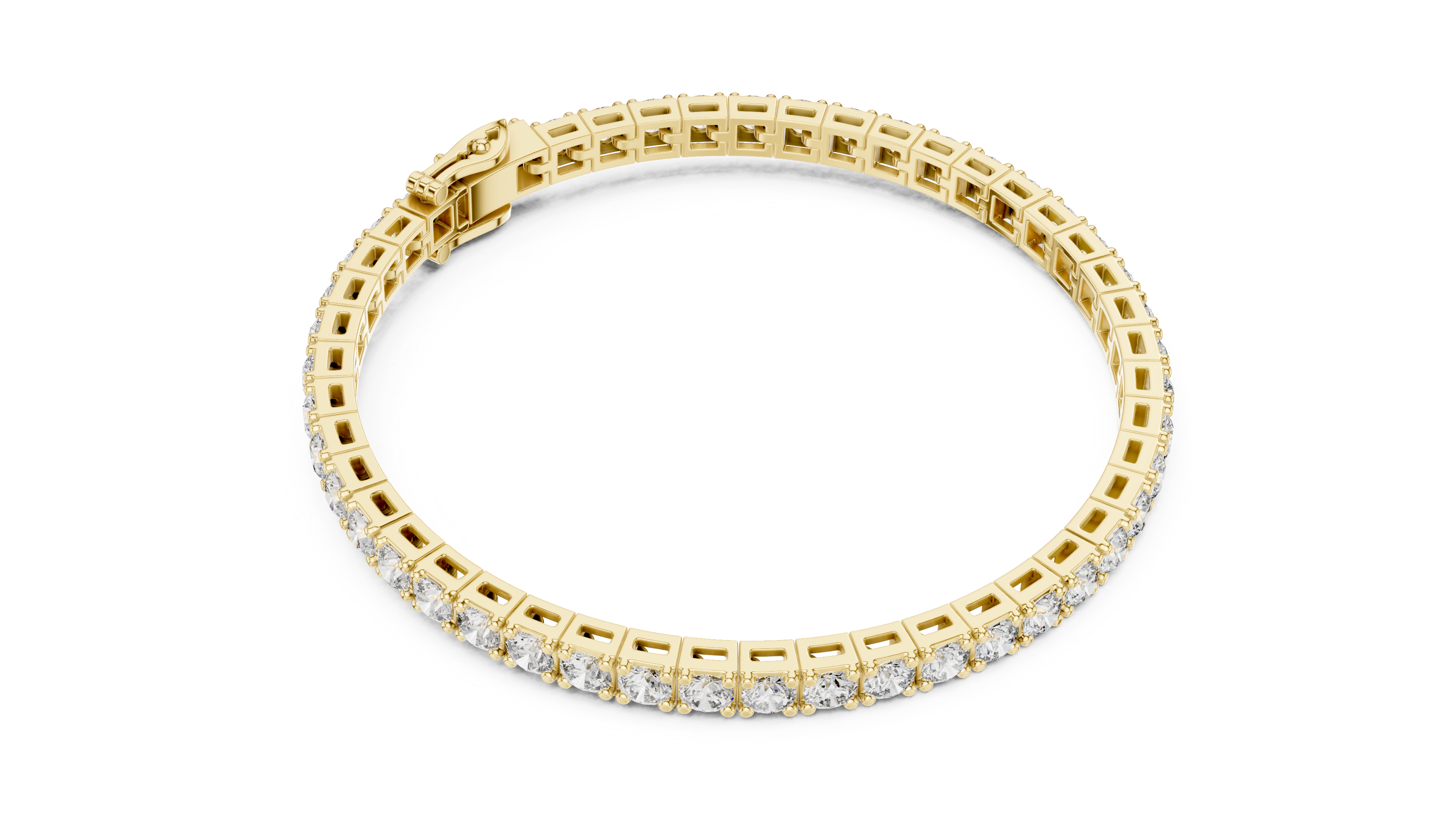 Lab-Grown Diamond Tennis Bracelet | 14K & 18K Gold | IGI Certified