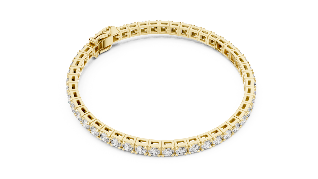 Lab-Grown Diamond Tennis Bracelet | 14K & 18K Gold | IGI Certified