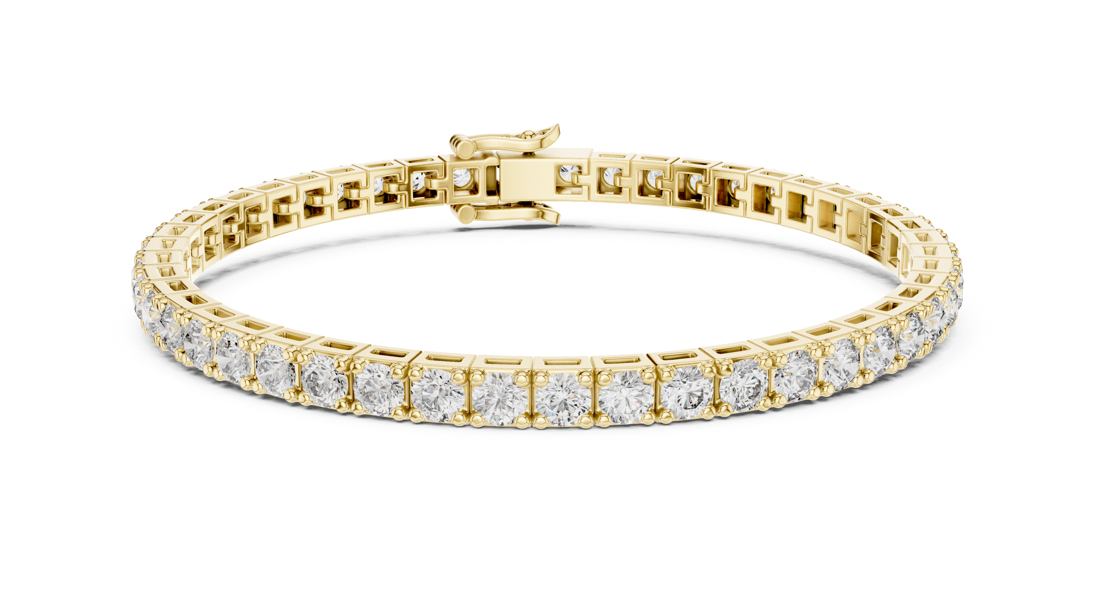 Lab-Grown Diamond Tennis Bracelet | 14K & 18K Gold | IGI Certified