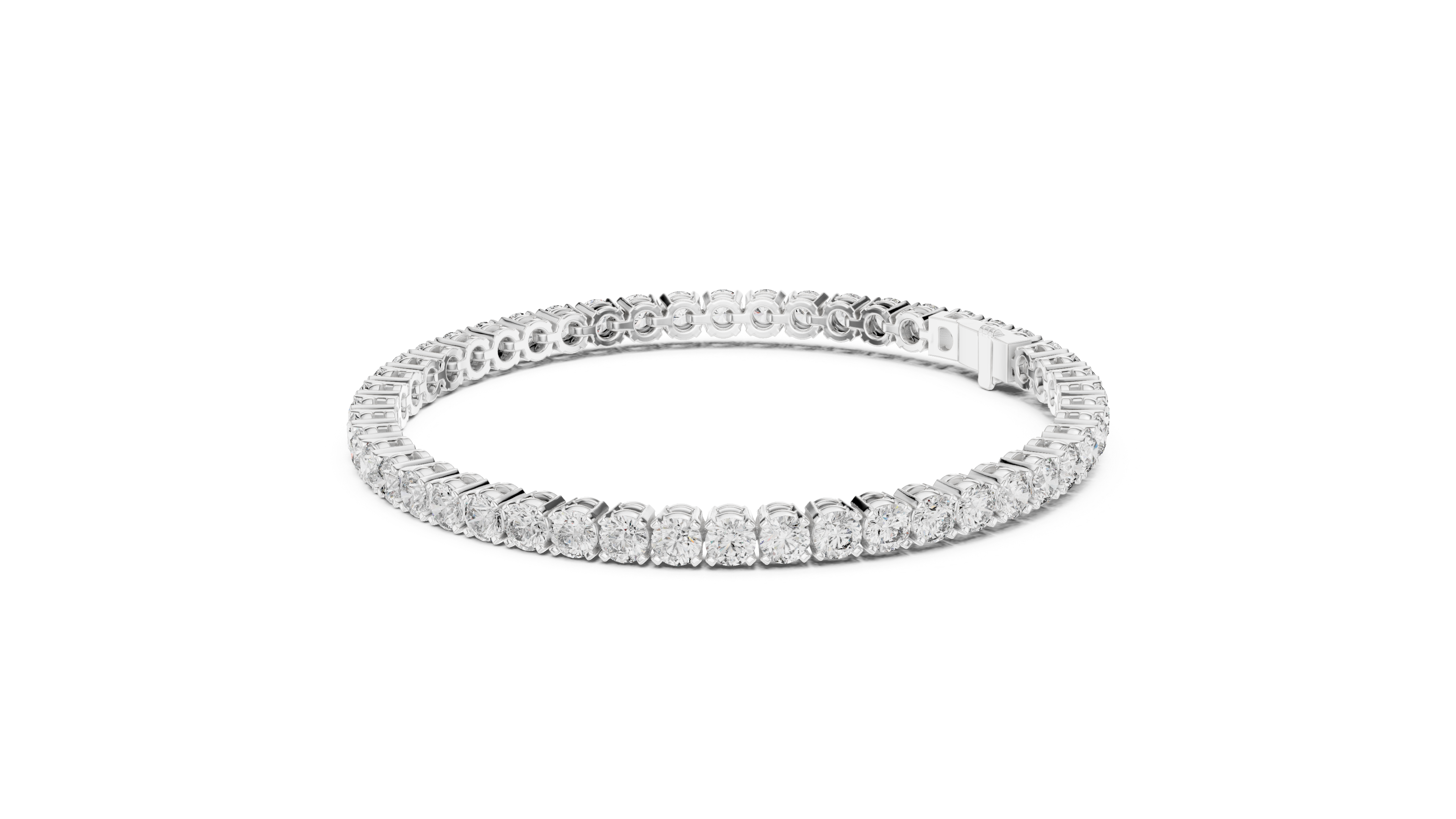 Diamond Eternity Bracelet | 14K & 18K Gold | IGI Certified Lab-Grown Diamonds