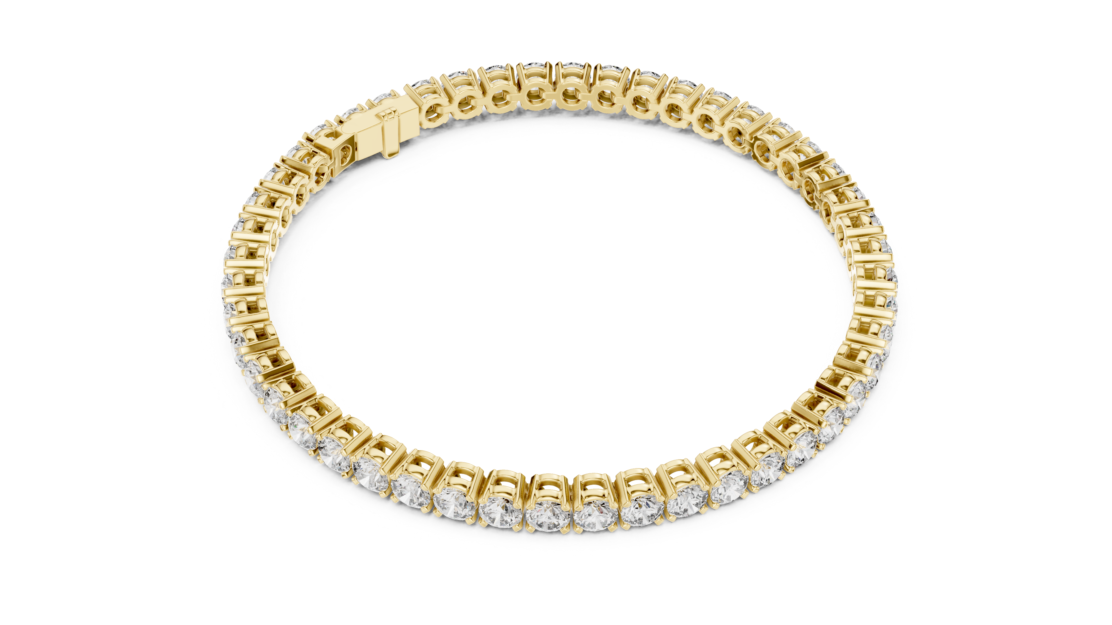 Diamond Eternity Bracelet | 14K & 18K Gold | IGI Certified Lab-Grown Diamonds