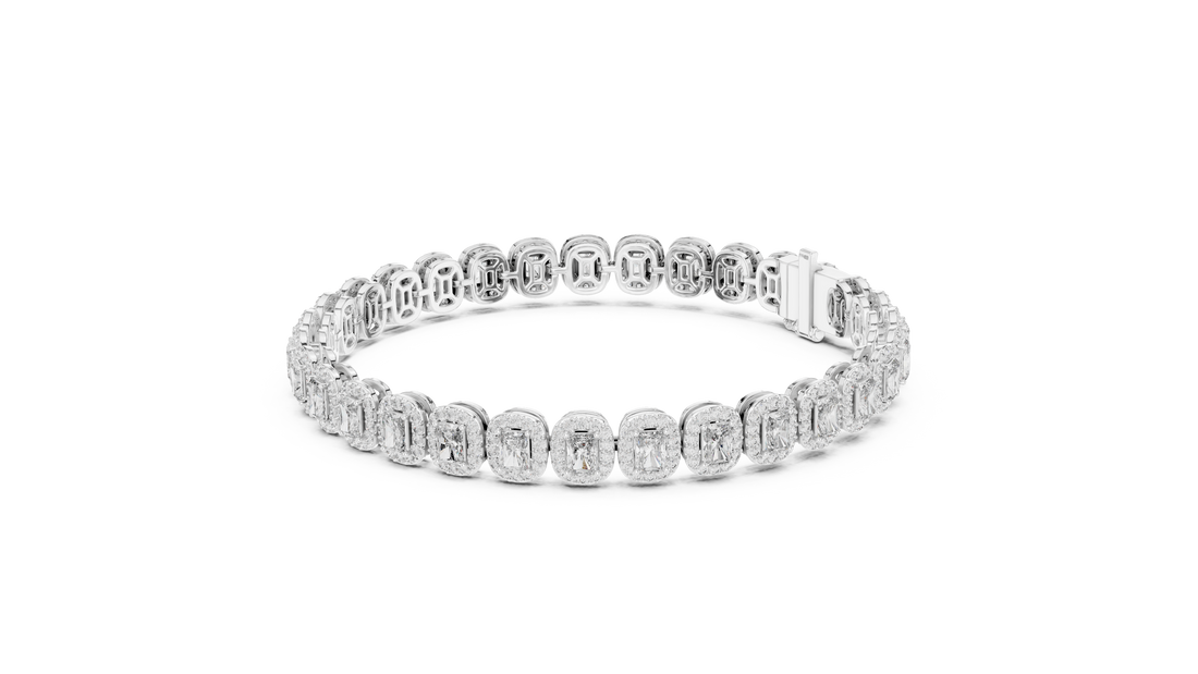 Radiant Elegance Lab-Grown Diamond Bracelet – Kiashaa Jewellery