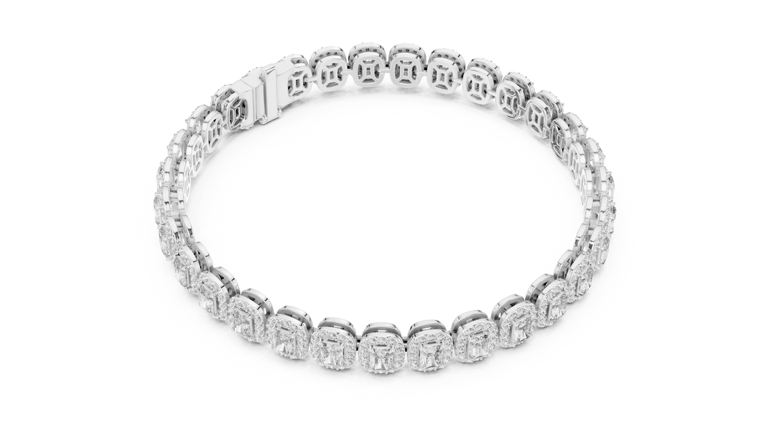 Radiant Elegance Lab-Grown Diamond Bracelet – Kiashaa Jewellery