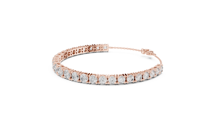 Classic Lab-Grown Diamond Tennis Bracelet in 14K/18K Rose Gold
