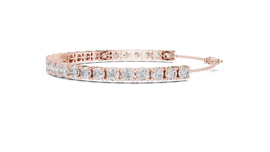 Classic Lab-Grown Diamond Tennis Bracelet in 14K/18K Rose Gold