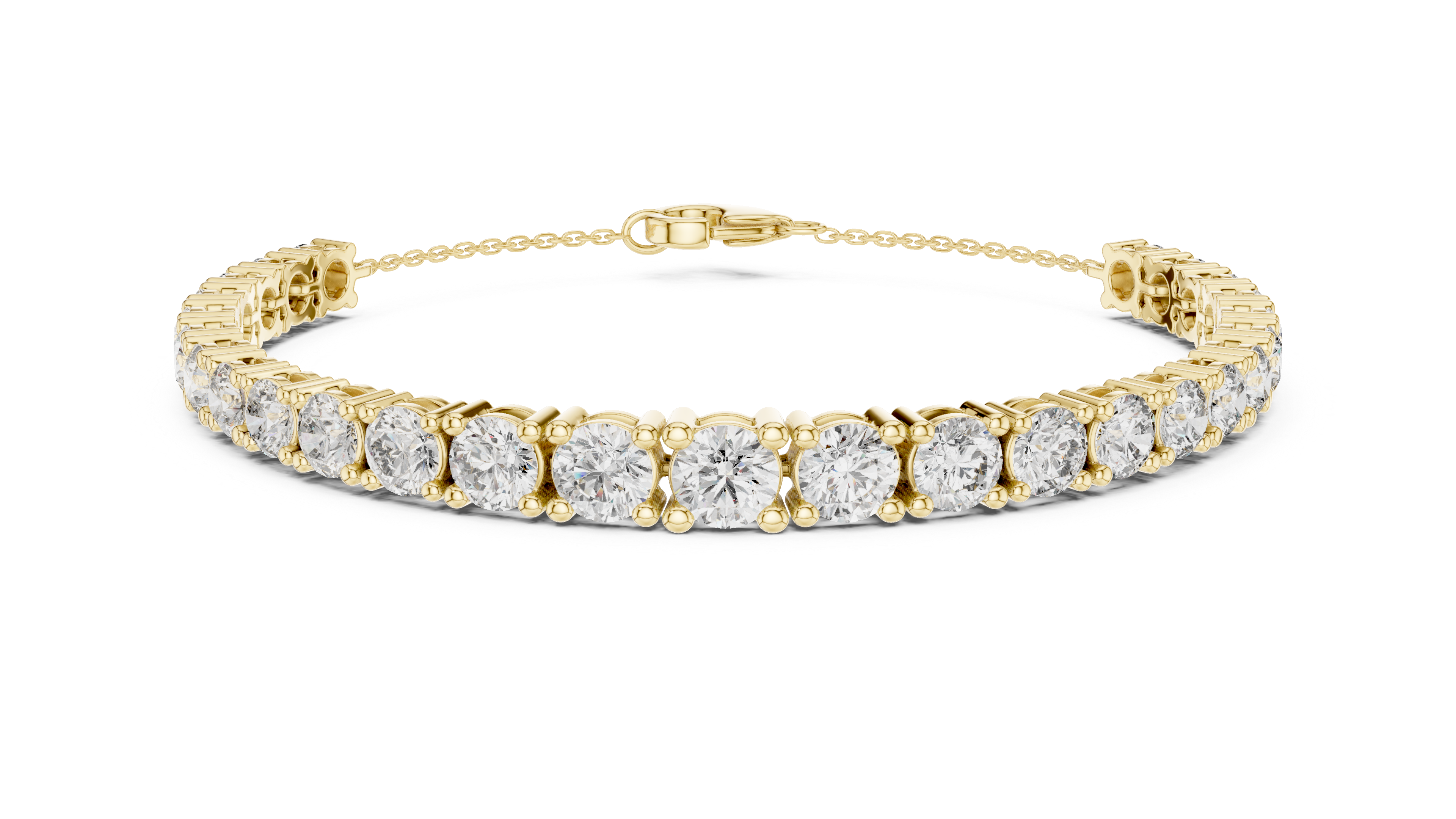 Classic Lab-Grown Diamond Tennis Bracelet in 14K/18K Rose Gold
