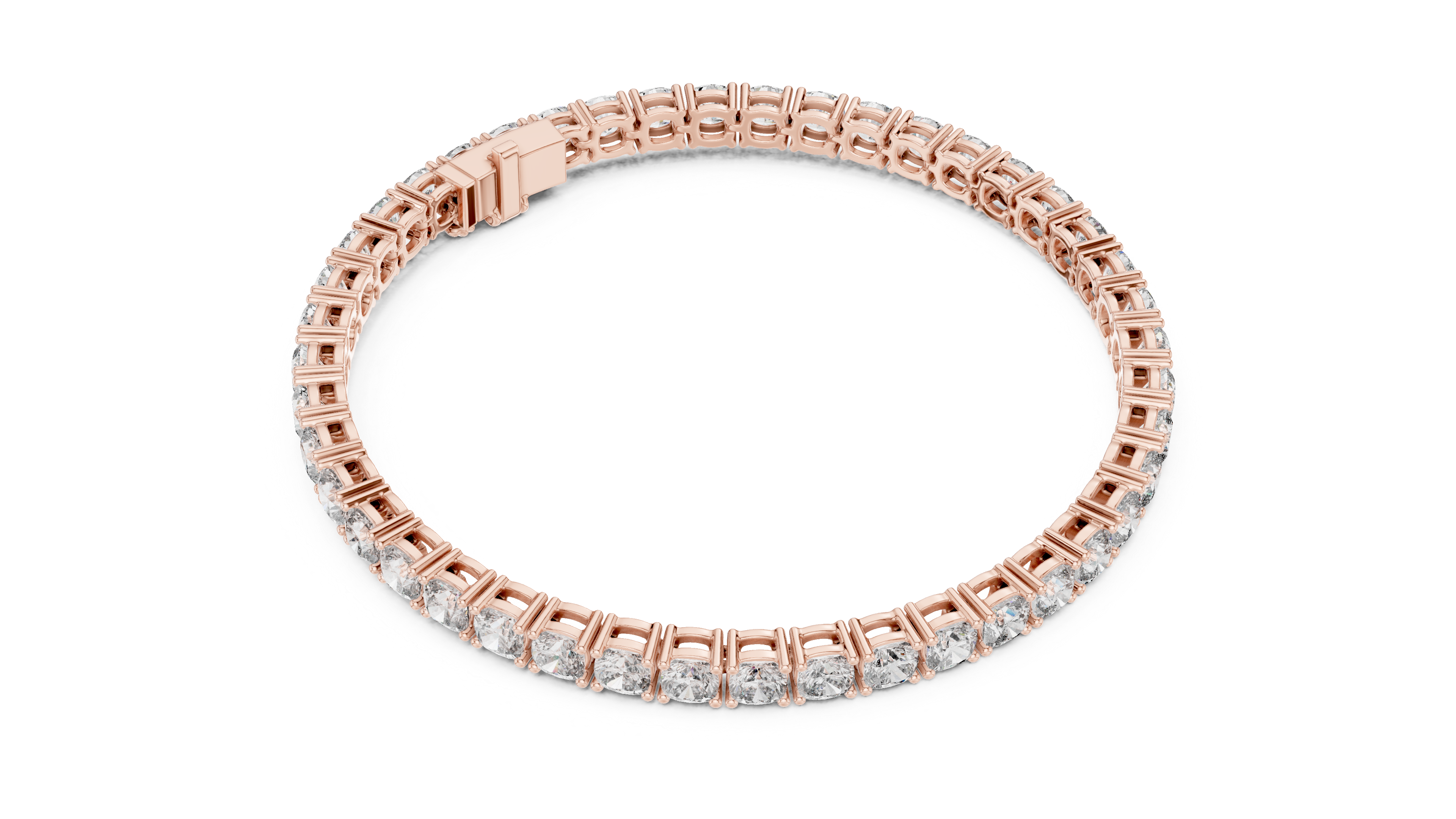 Eternity Lab-Grown Diamond Tennis Bracelet in 14K/18K Rose Gold