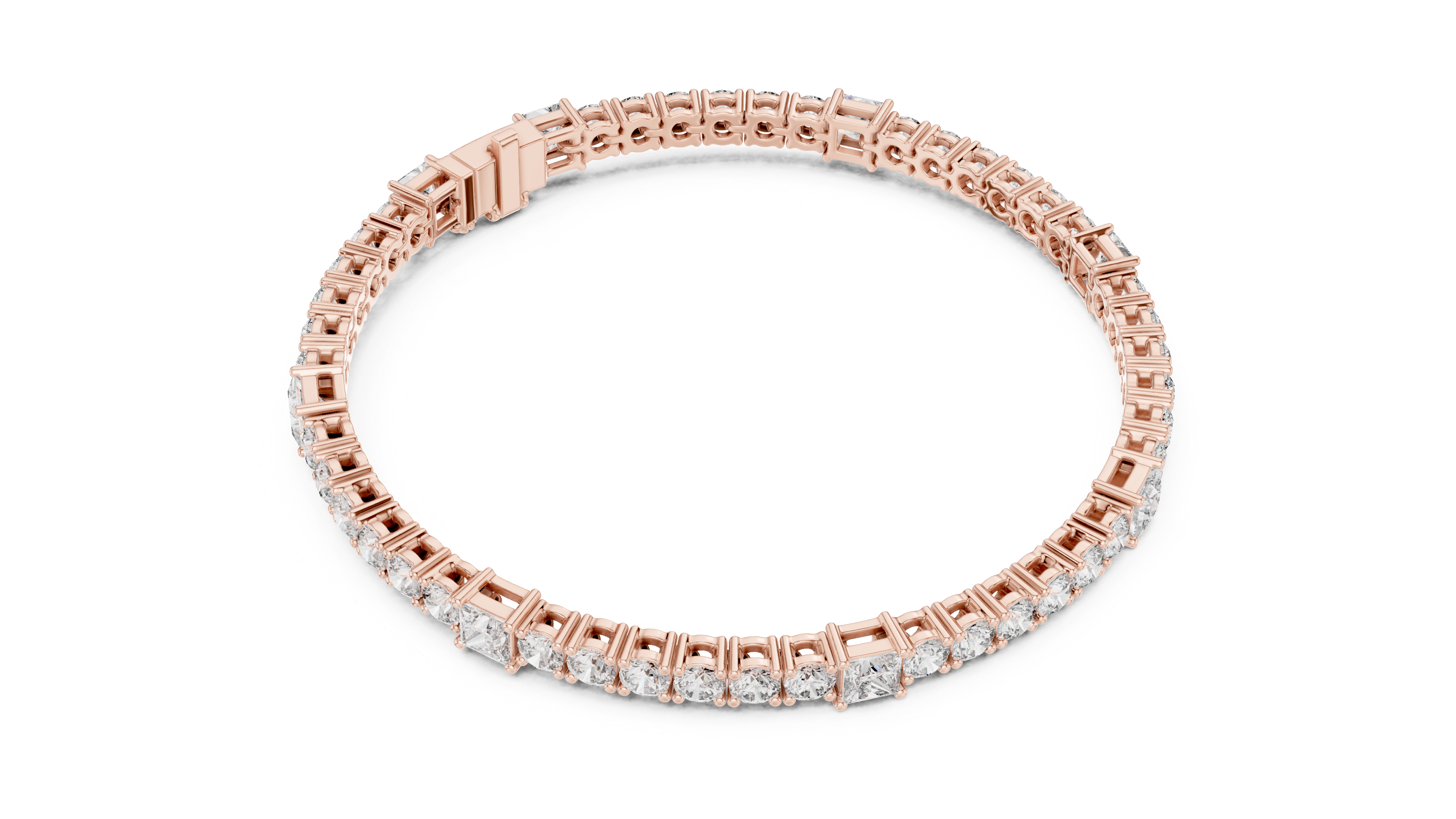 Eternity Lab-Grown Diamond Tennis Bracelet in 14K/18K Rose Gold